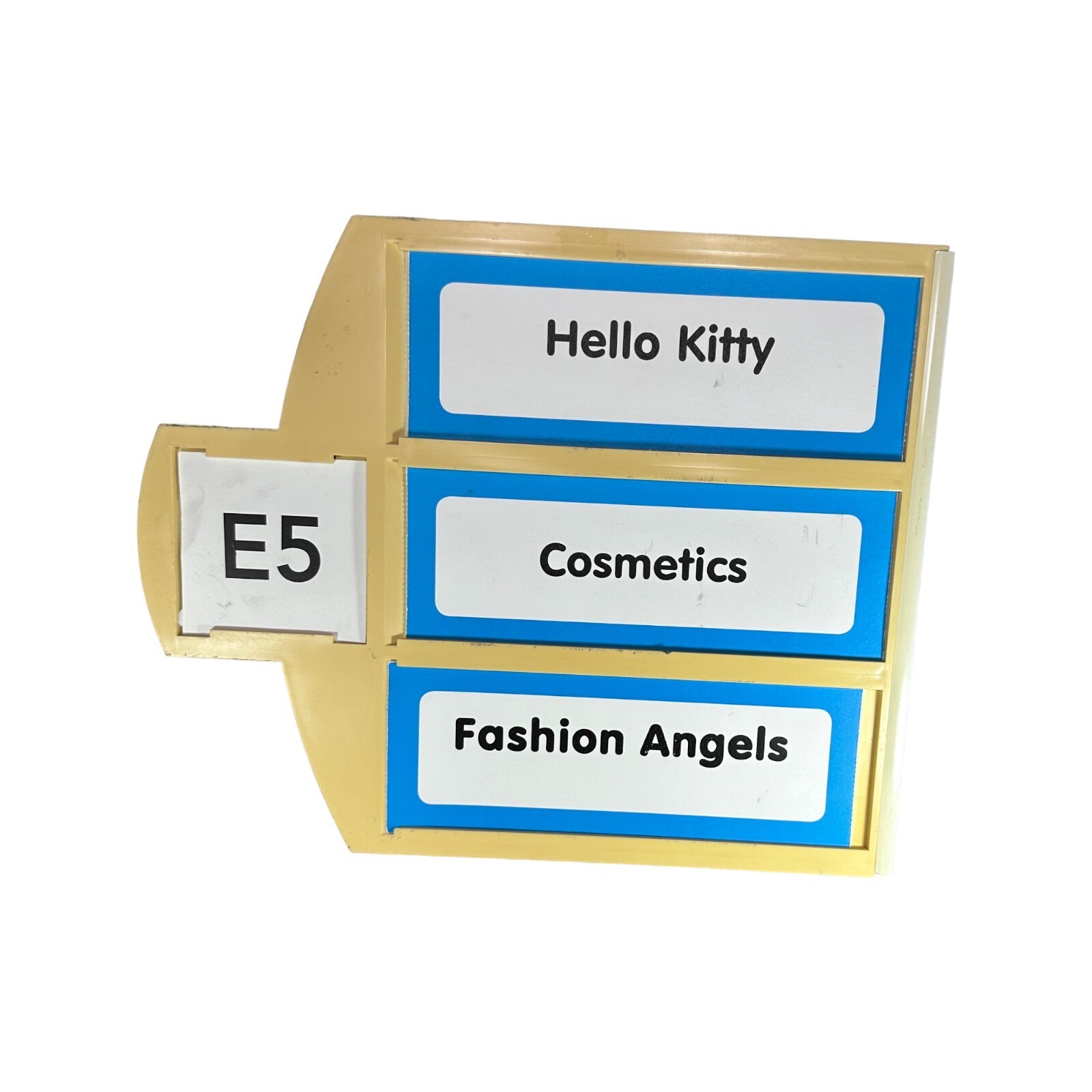 Toys R Us True Aisle Sign E5 Hello Kitty, Cosmetics, Fashion Angels