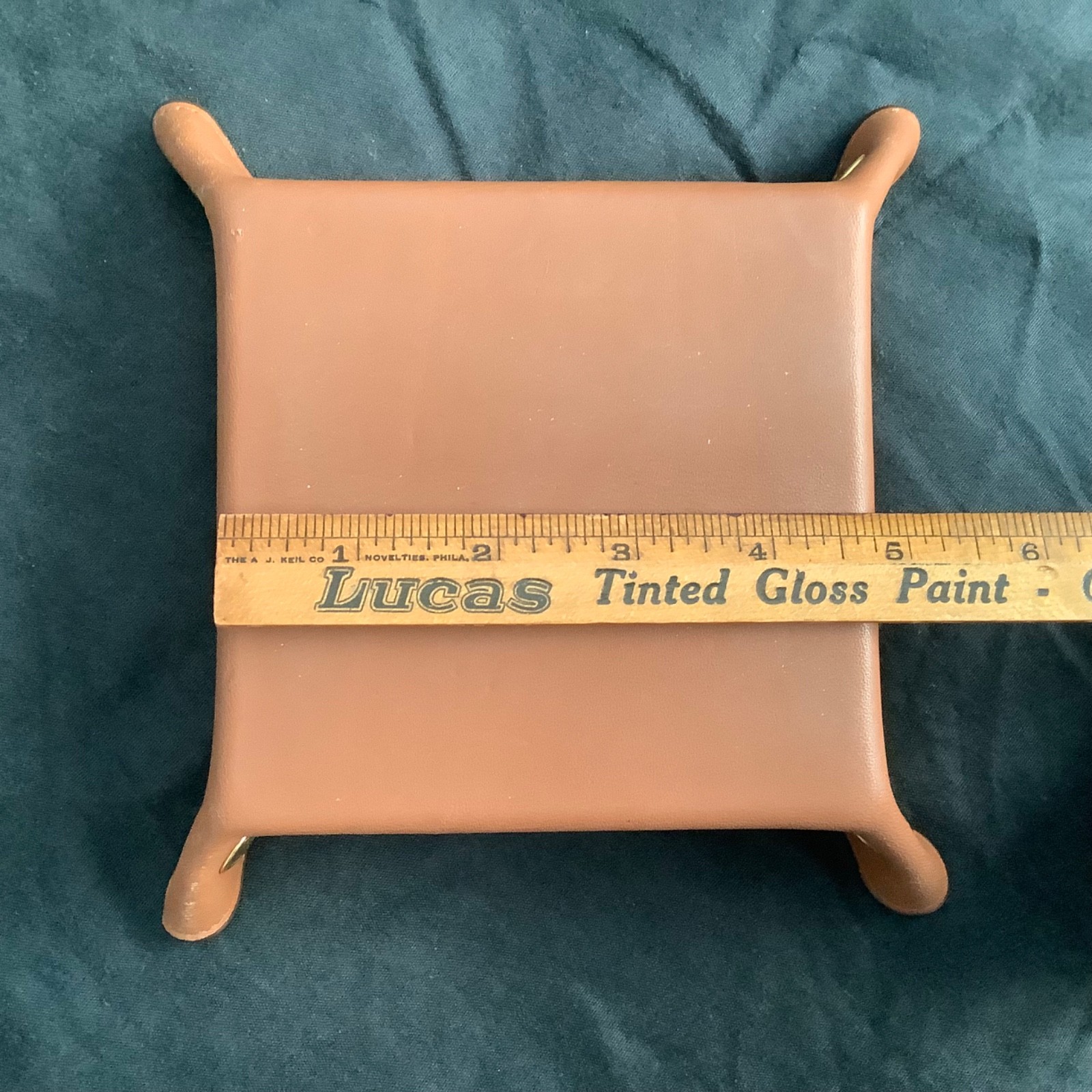 Vintage Radio Shack Advertiser Valet Tray, Travel Key/Coin Holder