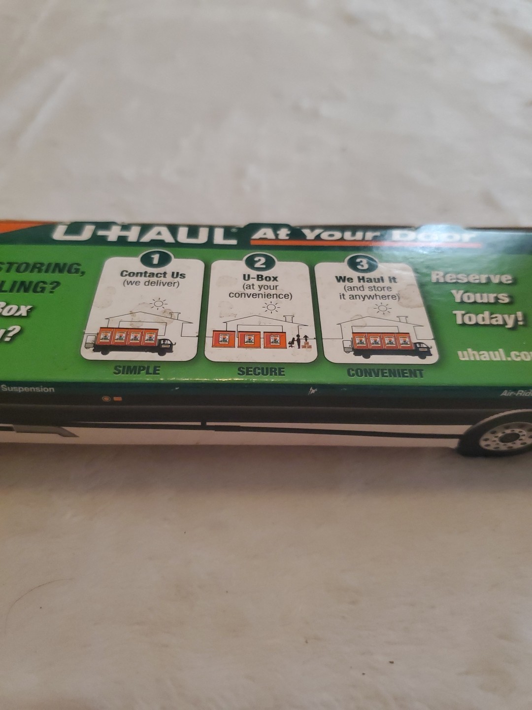 Vintage U-Haul Store Display Cardboard ADVERTISING Collectible 02/09 UH-9248(0)
