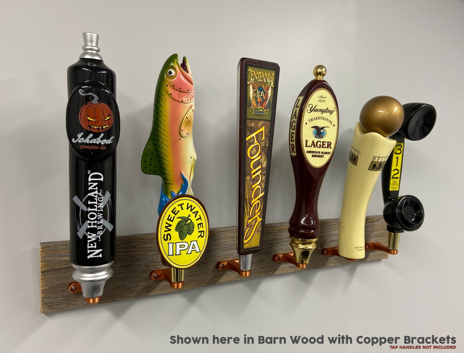 Tap Handle Wall Display (Rack) – 24″ or 36″ Wide