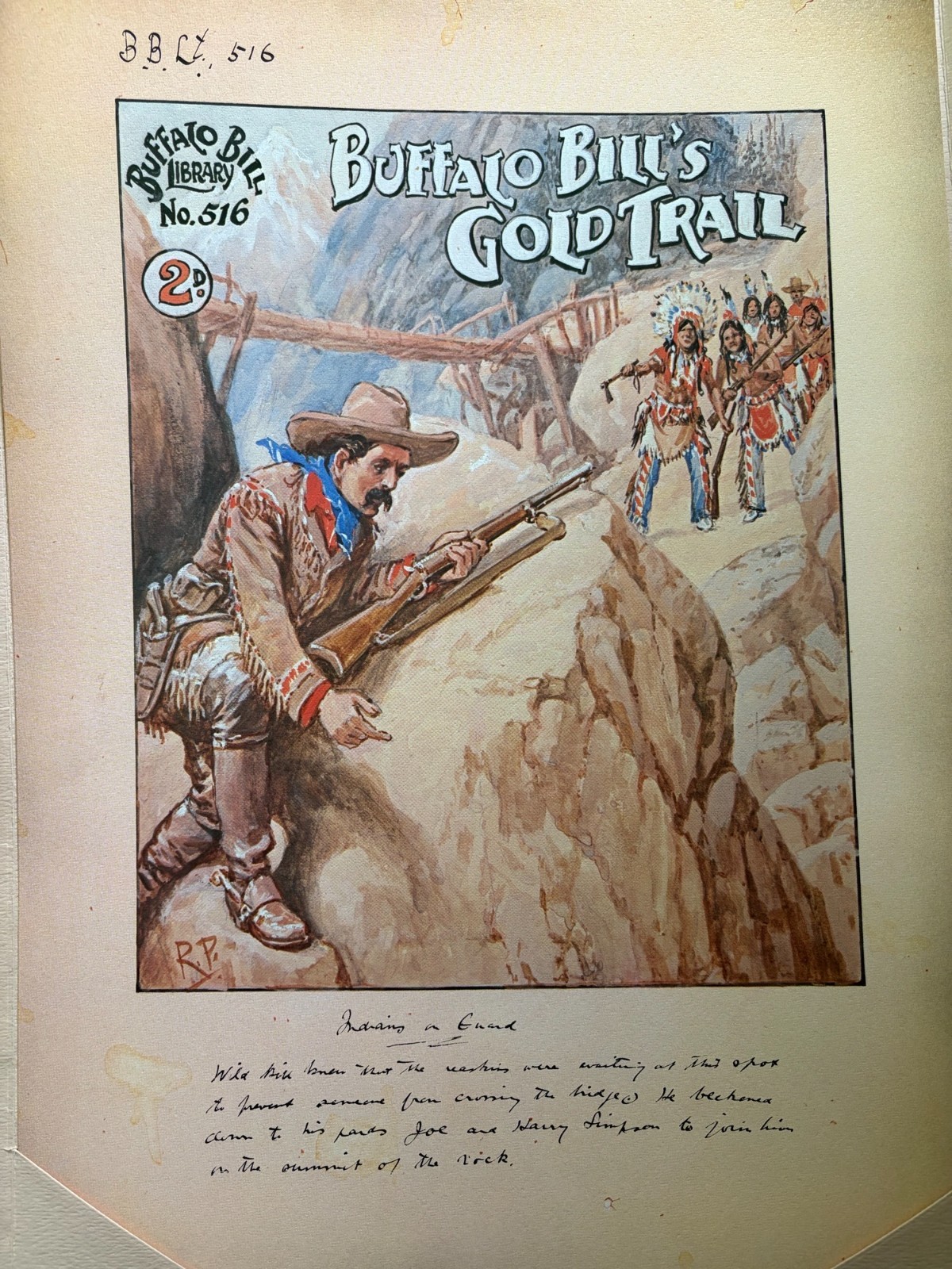 Buffalo Bill Library Dime Store Cover Set w/ 4 detailed R. Prowse repros NF!