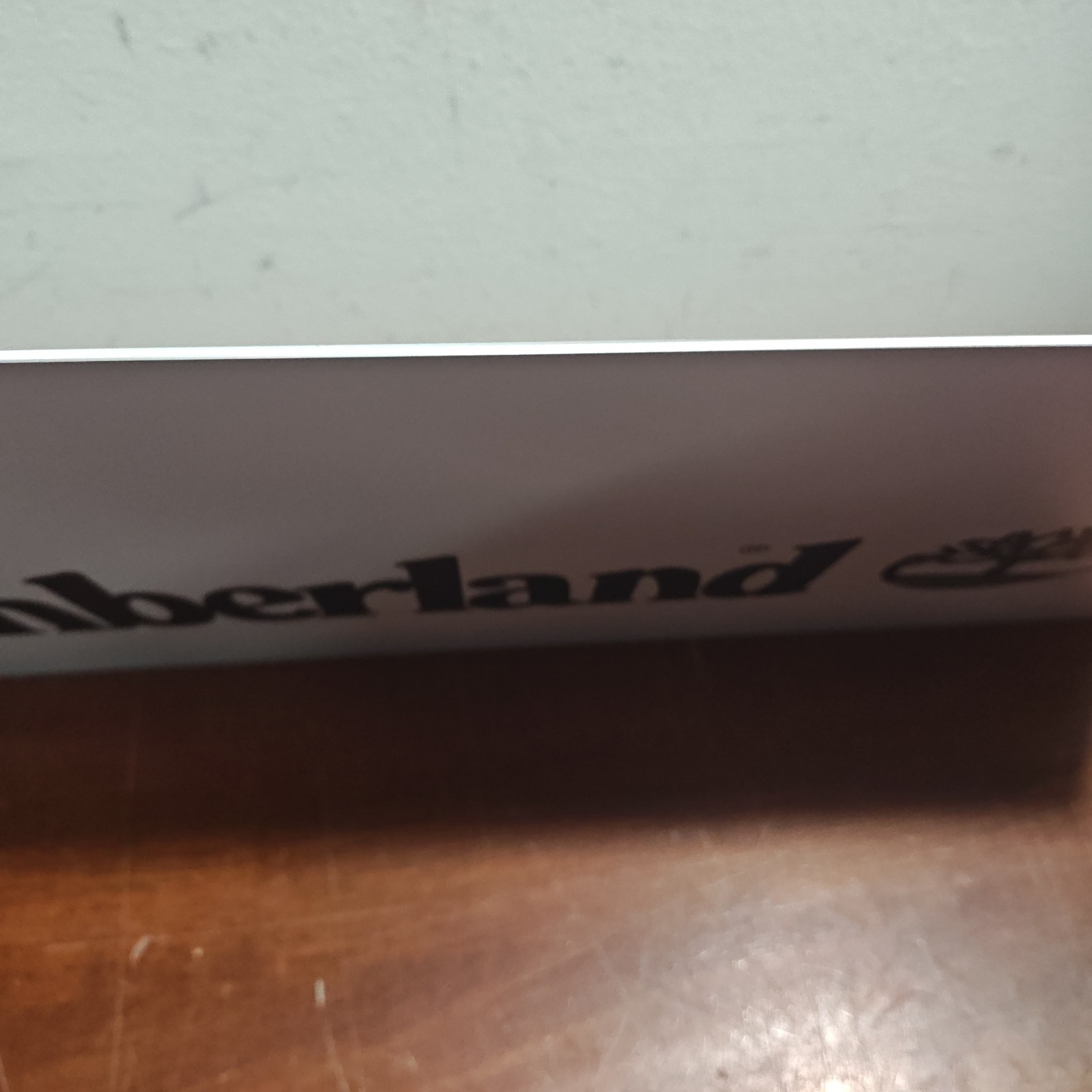Timberland Shoe Store Retail Wall Hanging Sign Display White 20X10