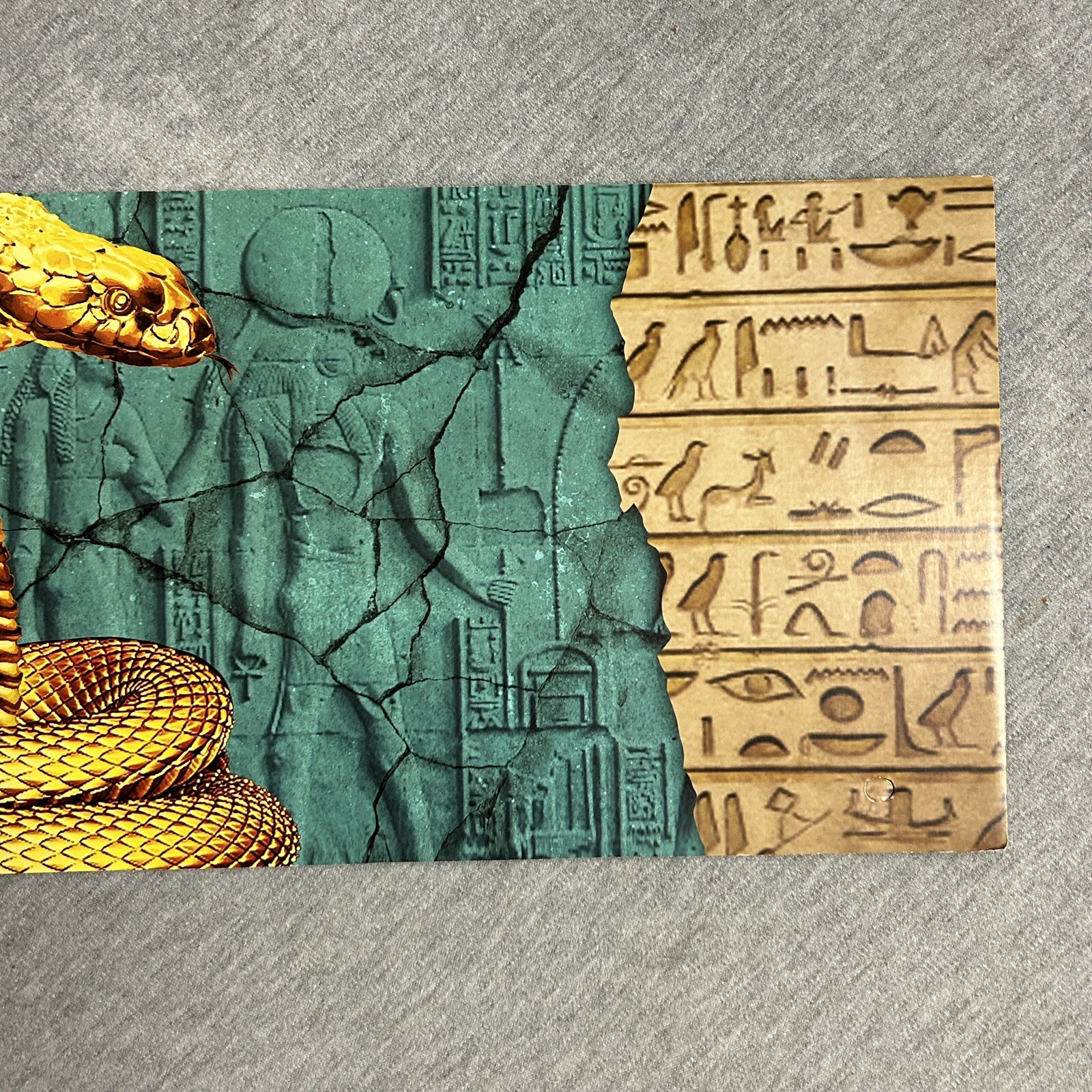 2024 Spirit Halloween Display End Cap 24″ x 8″ – Pharos Egypt Golden Snake