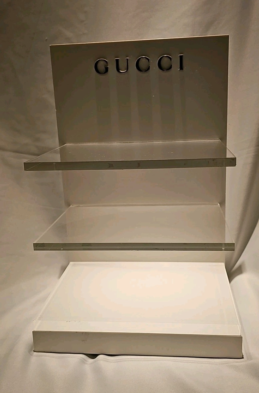 Original Gucci Store Display Sunglasses Watch Jewelry Shelves Holder Free ship