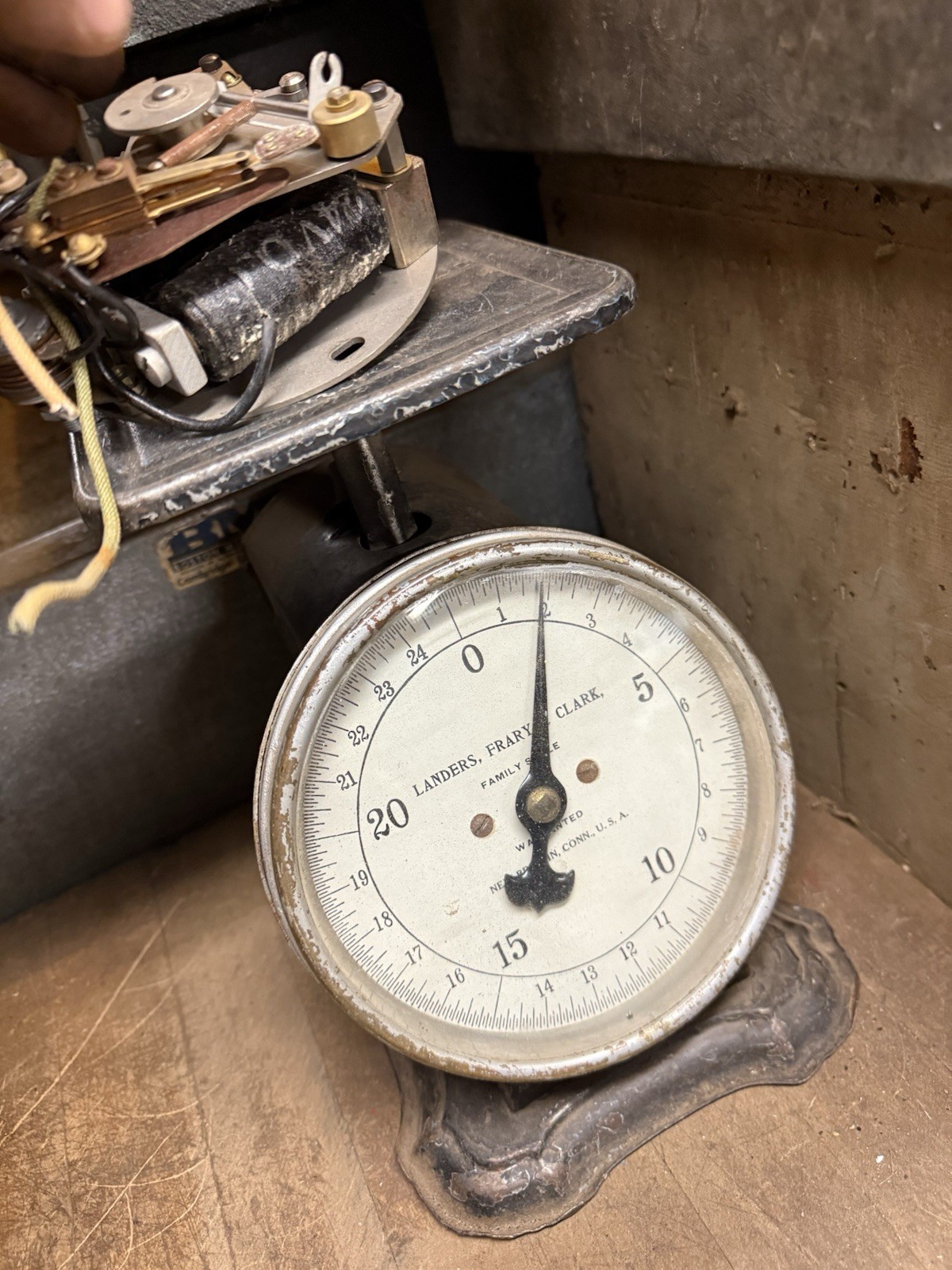 Vintage Electric Advertising Store Display Sign Clock Movement Motor Parts USA