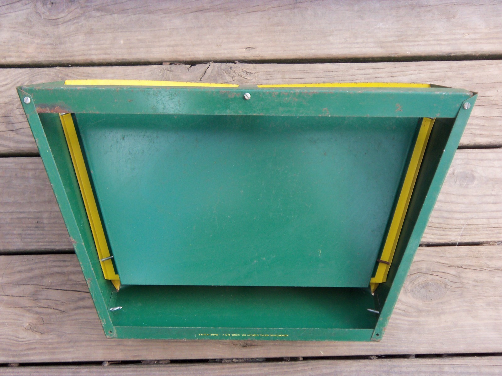VINTAGE UNION FORK & HOE CO., COLUMBUS, OHIO TOOL HOLDER METAL STORE DISPLAY