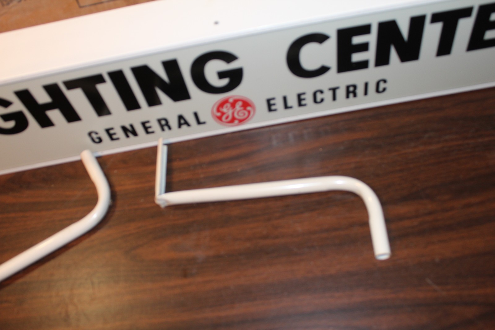 Vintage NOS 4 Ft. GE Lighting Center Sign General Electric Store Unlighted
