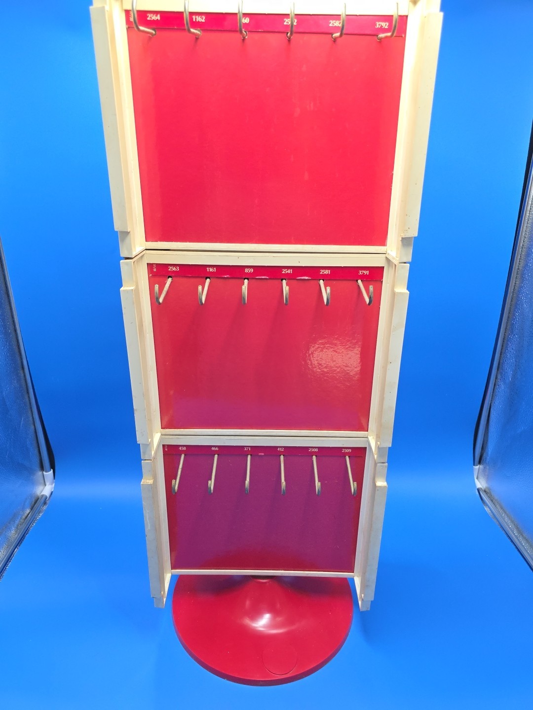 VTG 1970s Topps Watchband Rotating Store Display + 15 NOS Bands VERY RARE!