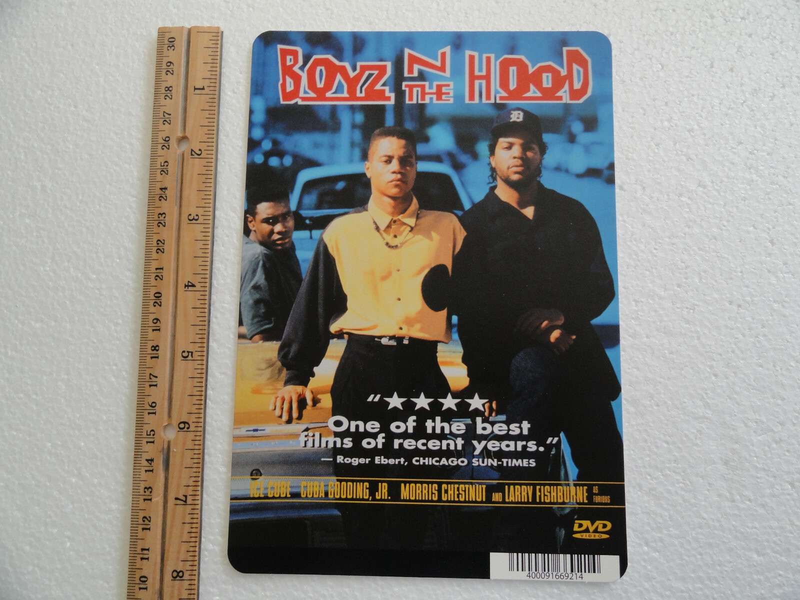 BOYZ IN THE HOOD – BLOCKBUSTER VIDEO BACKER CARD 5.5″X8″ NO MOVIE