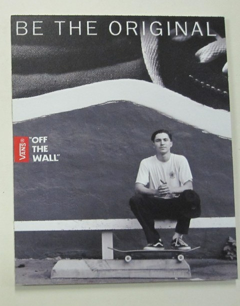 VANS skateboard Elijah Berle 2 Sided Corrugated Display Flawless New Old Stock