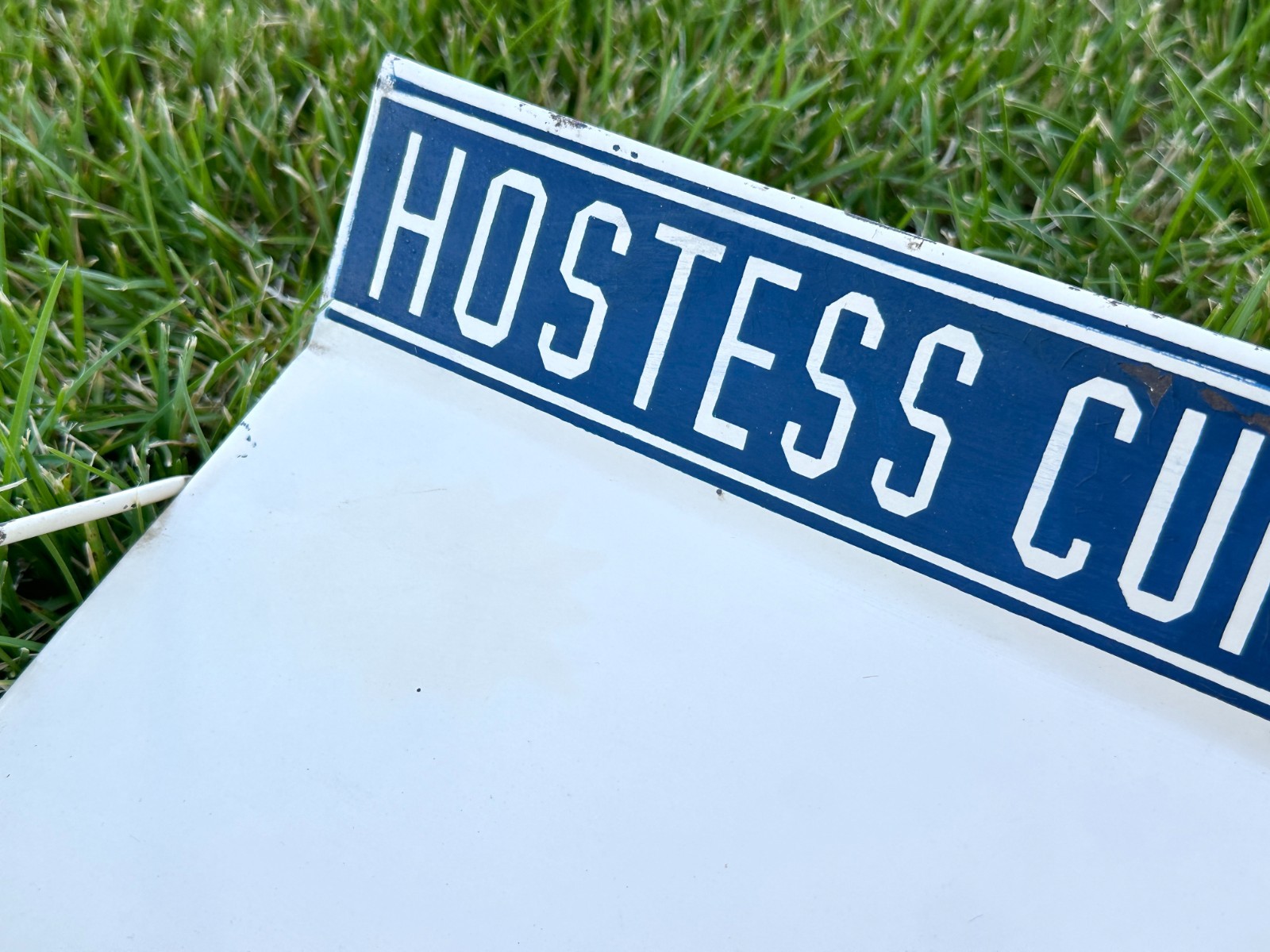 EARLY Vintage HOSTESS CUP CAKES Metal Store Display Rack Stand Advertising RARE!
