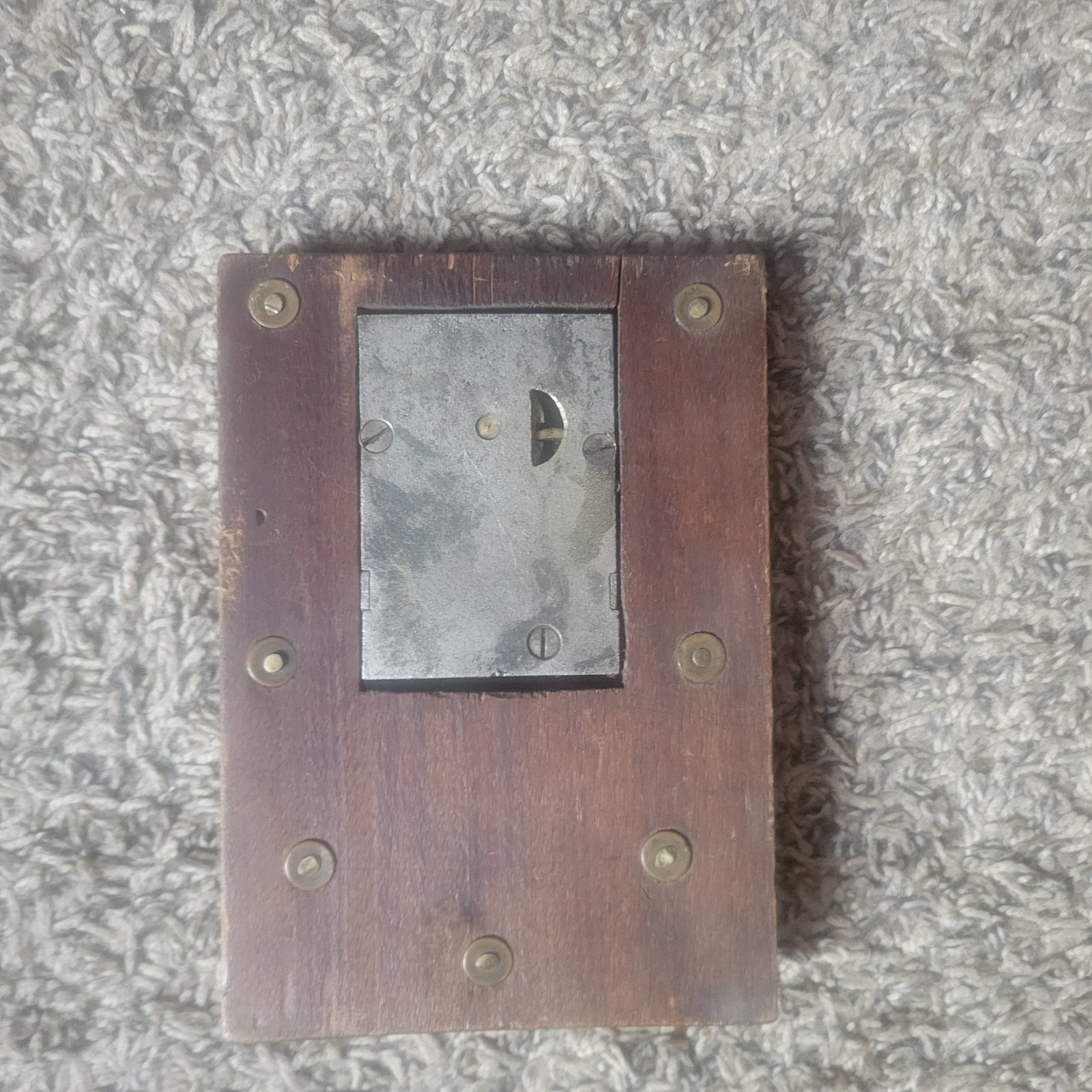Antique General Store 1877 Trunk Combo Lock Display Salesman Sample Fox Patent