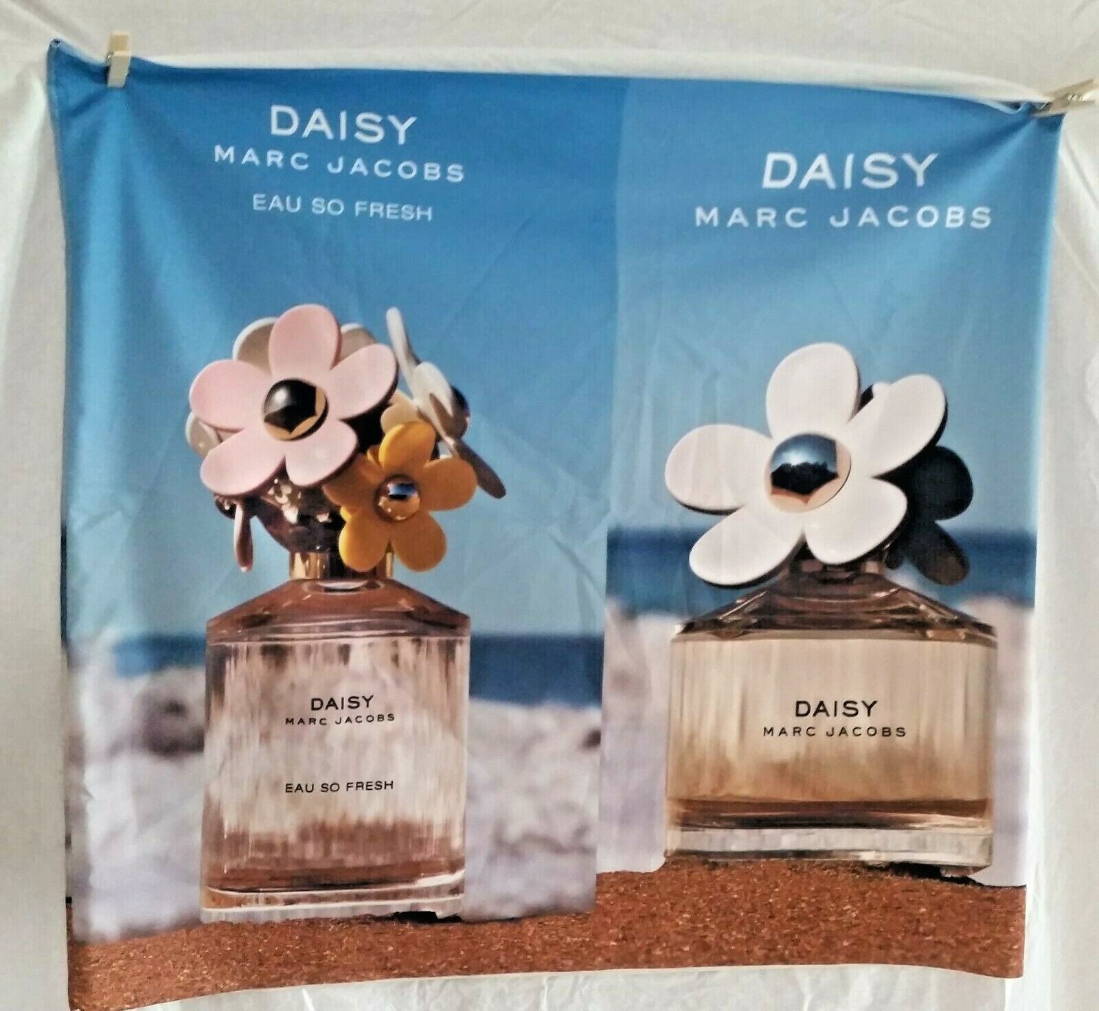 Marc Jacobs perfume fabric store advertising display sleeve wrap 27 x 25″