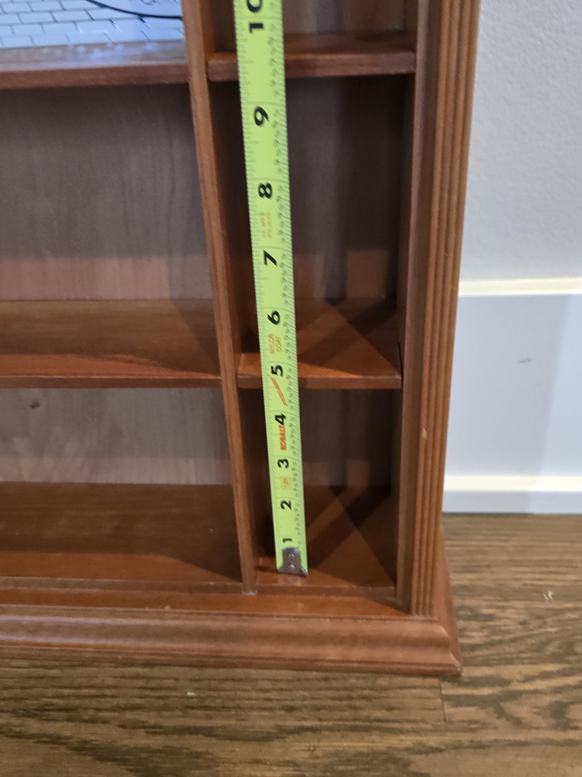 Vintage Franklin Mint Wizard of Oz Wooden Hanging Figurine Display Cabinet ONLY