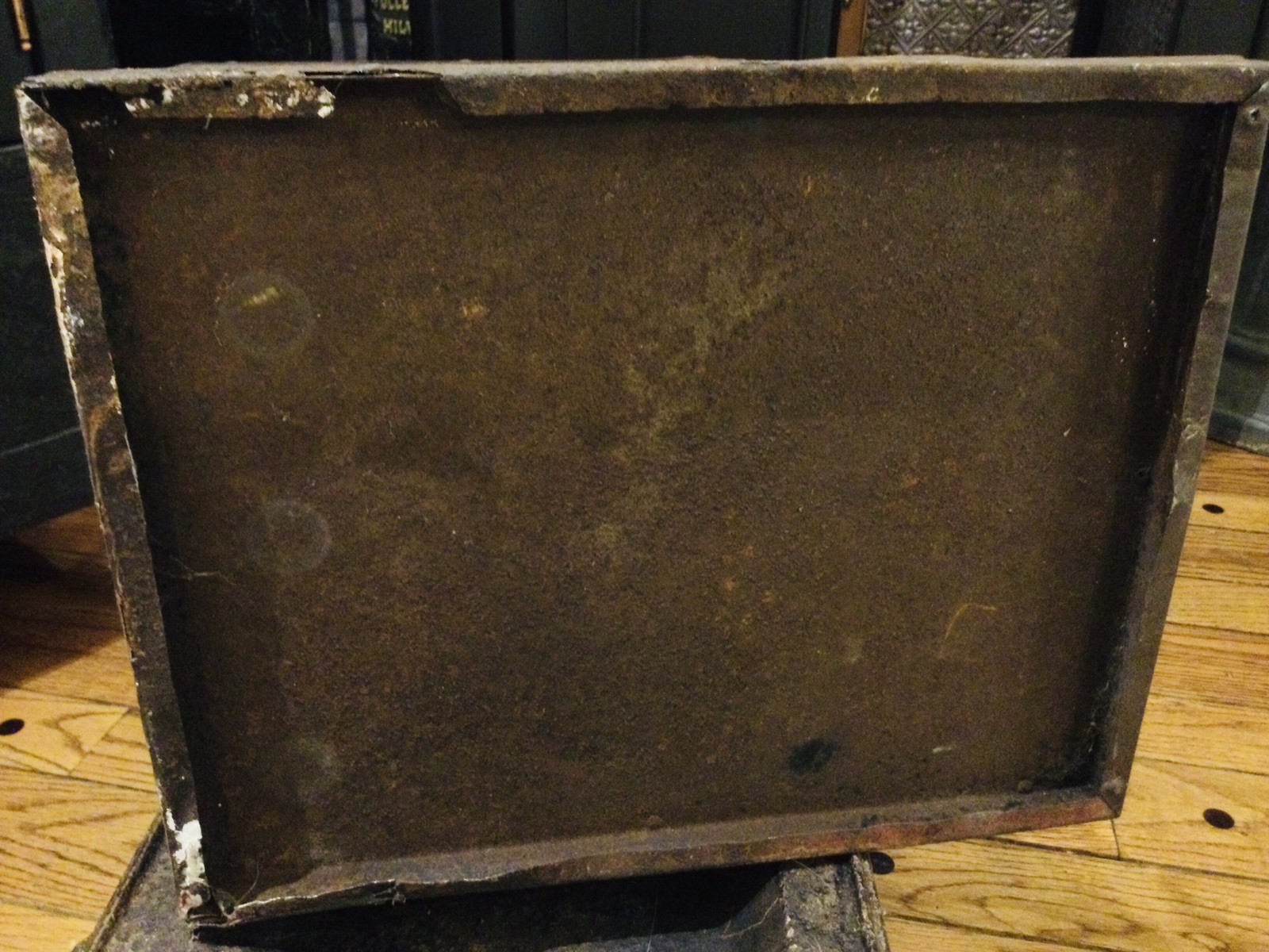 ANTIQUE c.1920 ADVERTISING GENERAL STORE DISPLAY CABINET “NEVER SAY DYE SAY RIT”