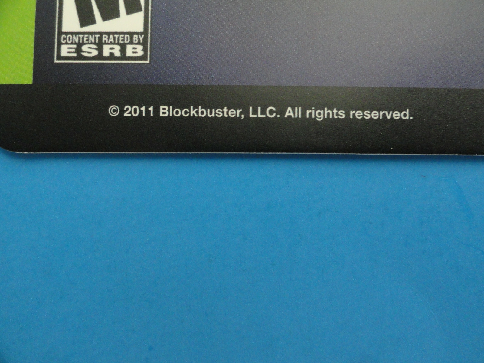 XBOX 360 SAINTS ROW THE THIRD BLOCKBUSTER VIDEO SHELF DISPLAY BACKER CARD