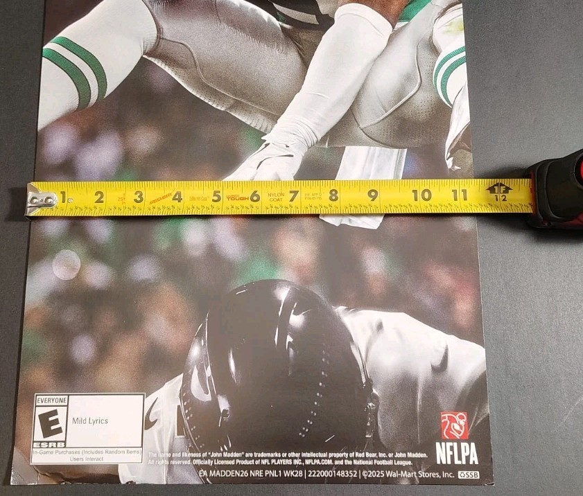 2025 – EA Sports madden 26 – Store display advertisement – 24x 11x