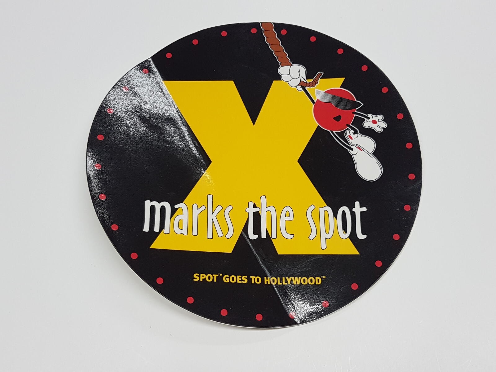 Spot Goes to Hollywood PS1 Playstation 1 Store Display Floor Sticker *Read*NEW