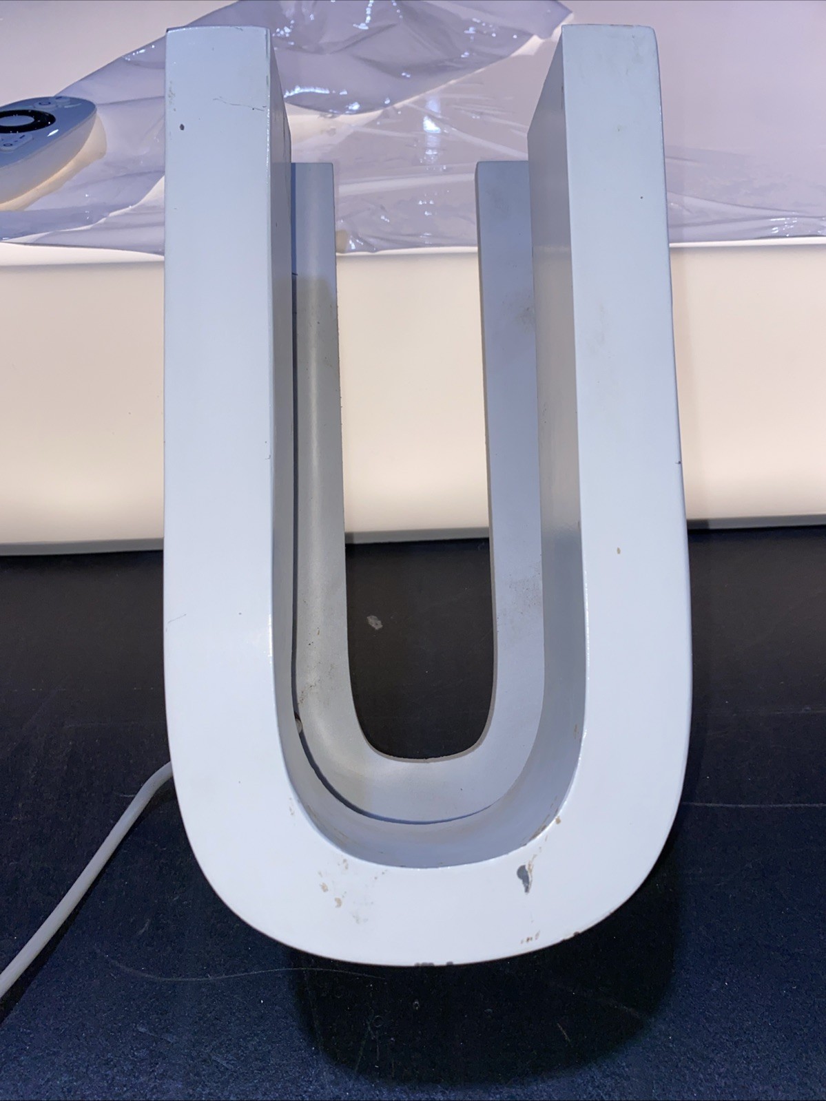Letter U Ex Aluminum Metal Sign