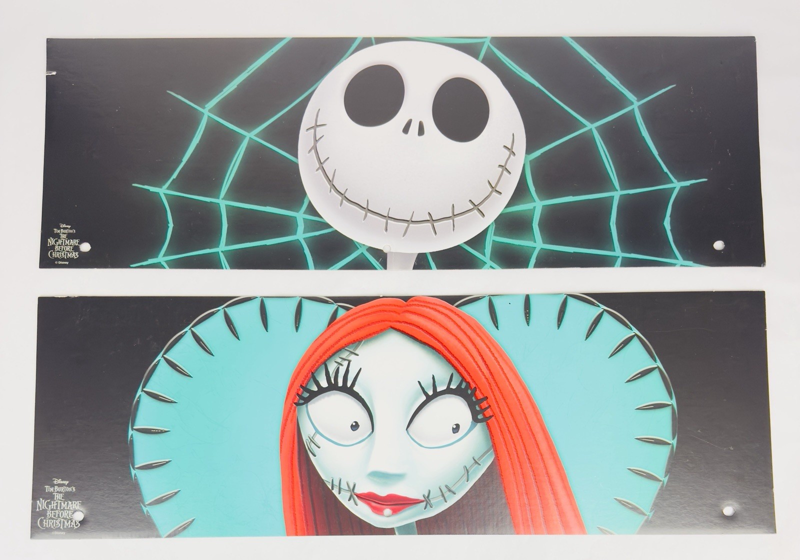 2025 Spirit Halloween End Cap 24″ x 8″ Nightmare Before Christmas Jack & Sally