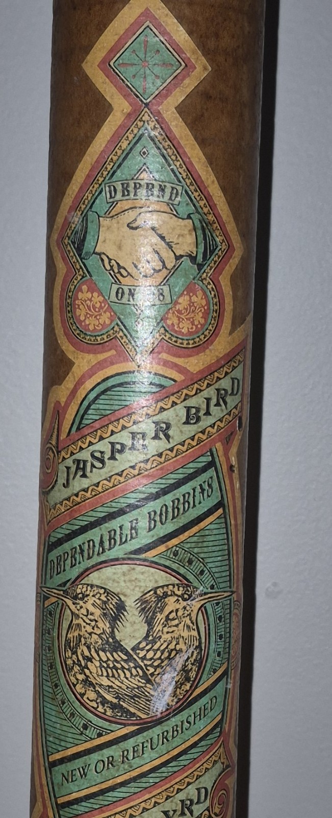 Vintage Bird and Byrd 1903 Saleman’s Sample Bobbin