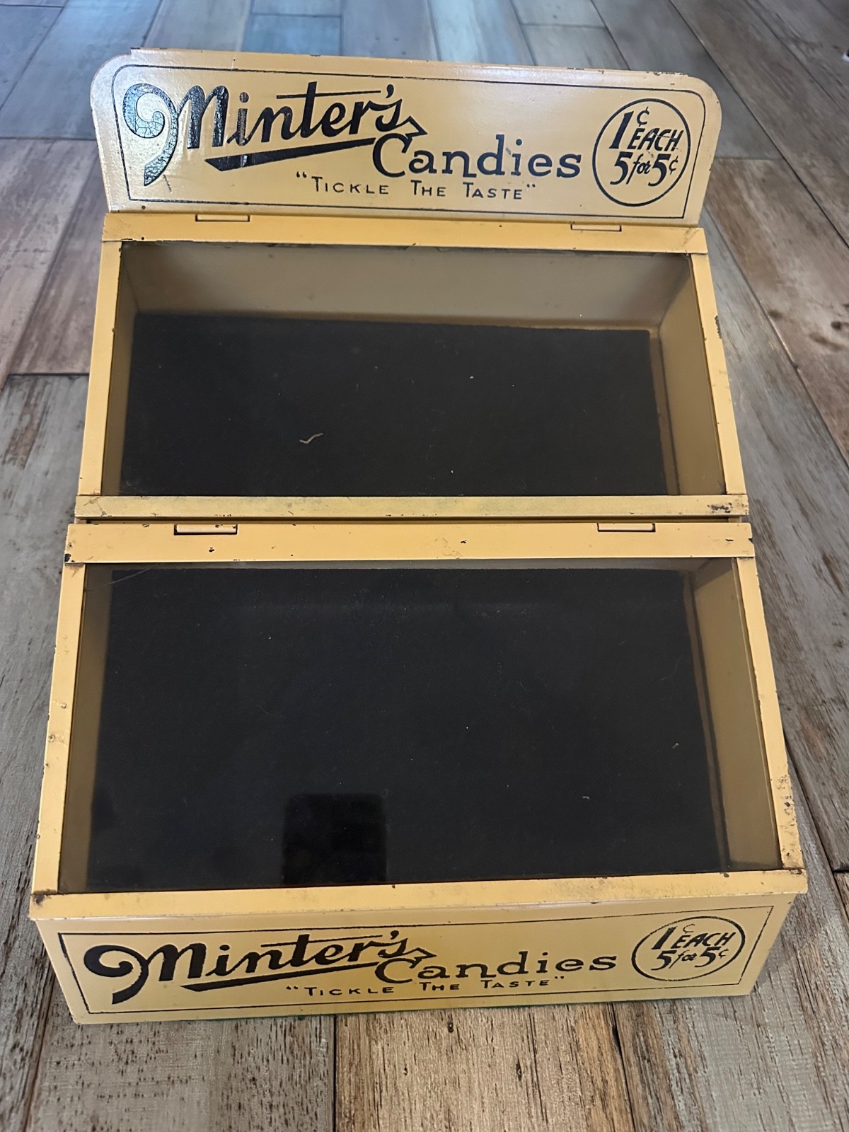 1920’s Minter’s Candies General Store Display ALL Original GREAT PIECE