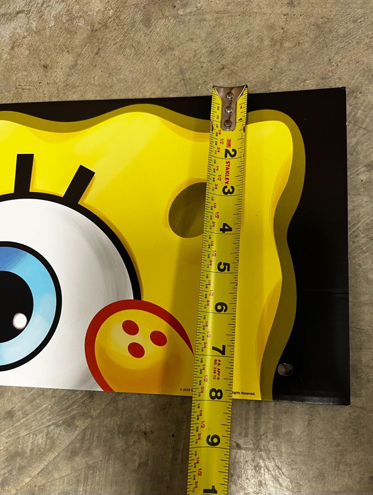 Spirit Halloween 24″ x 8″ Cardboard End Cap Signs Licensed 2024