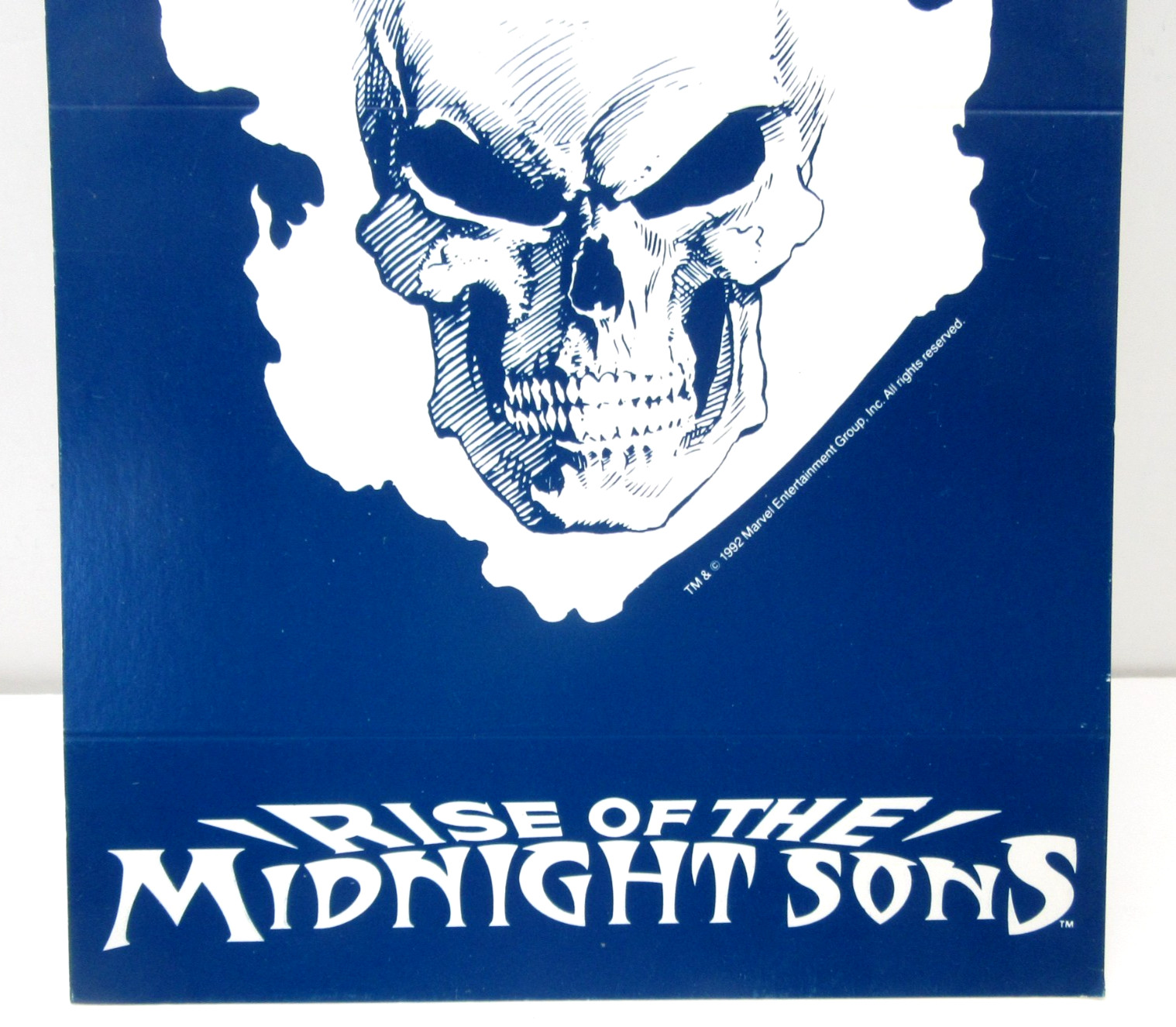 Rise of The Midnight Sons Marvel 1992 Promo Rack Card Counter Display Sign