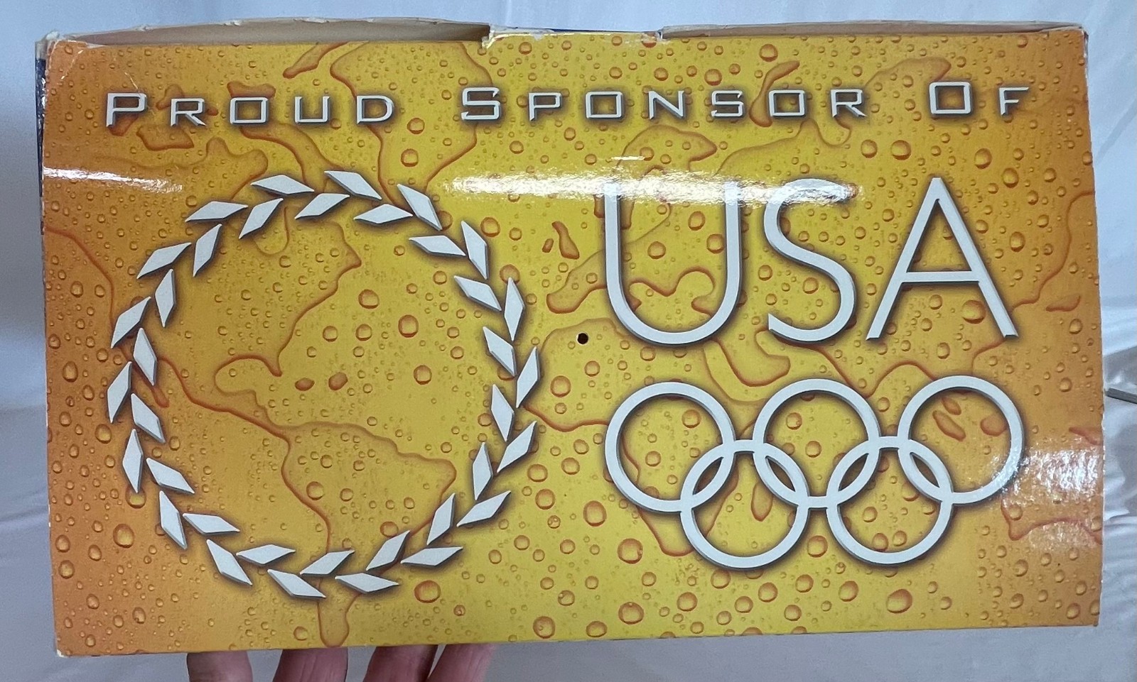 1996 Summer *OLYMPICS/BUDWIESER* Hanging Display Ad. in 7-11 Stores