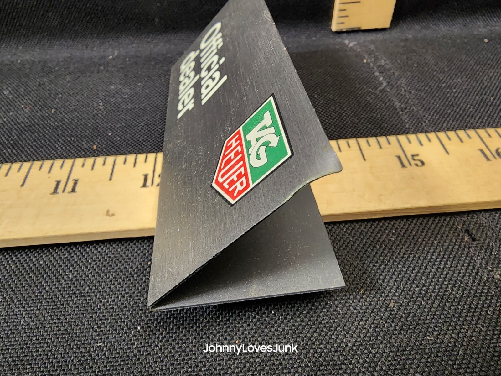 Tag Heuer Watch Official Dealer Case Display Sign Used