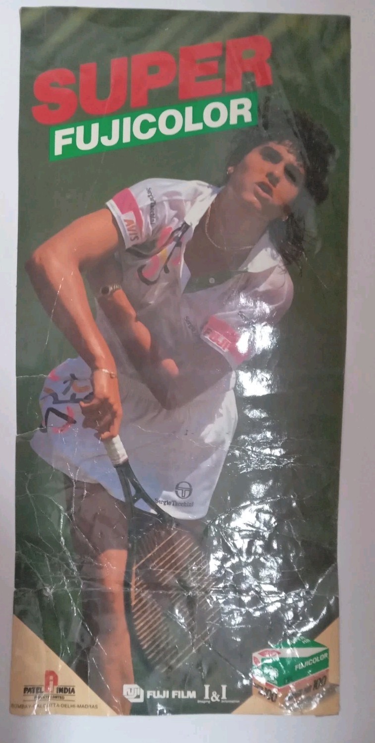 Gabriella Sabatini Fuji Film Poster Bad Condition Fr Photo Film Shop Store
