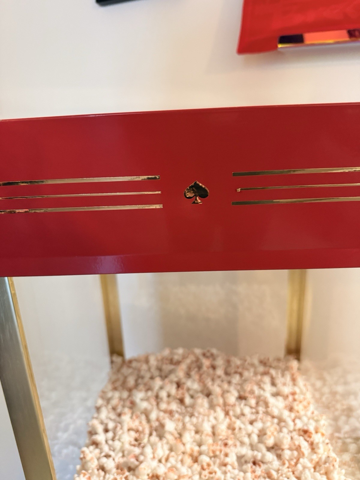 Kate Spade Popcorn Machine Window Display