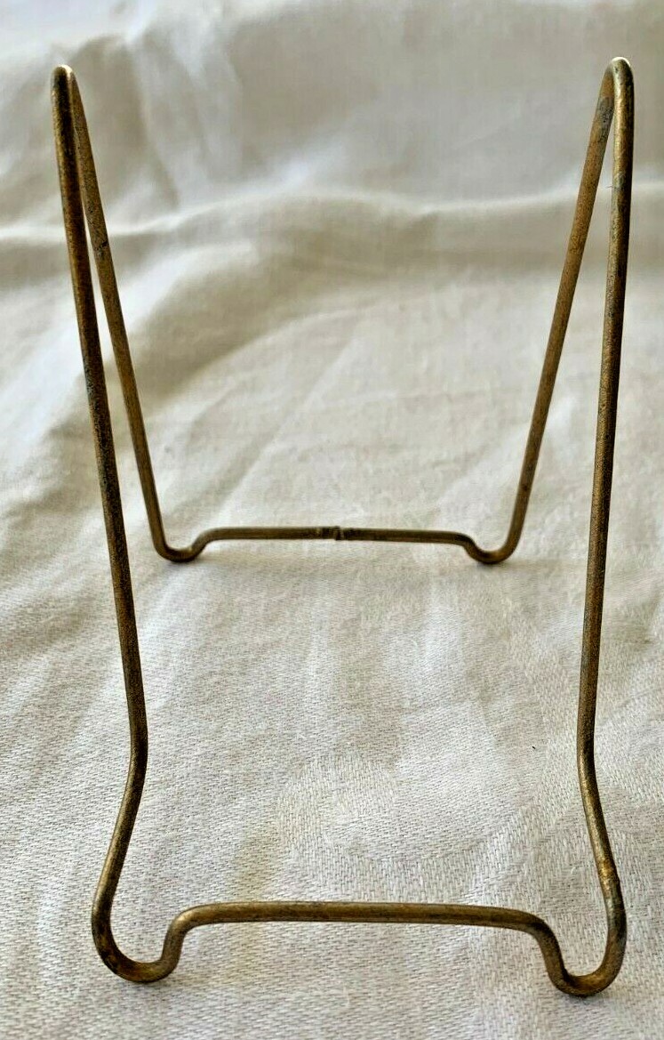 Metal Gold Finish Display Plate Rack Store Fixture Wire Several Available Adjust