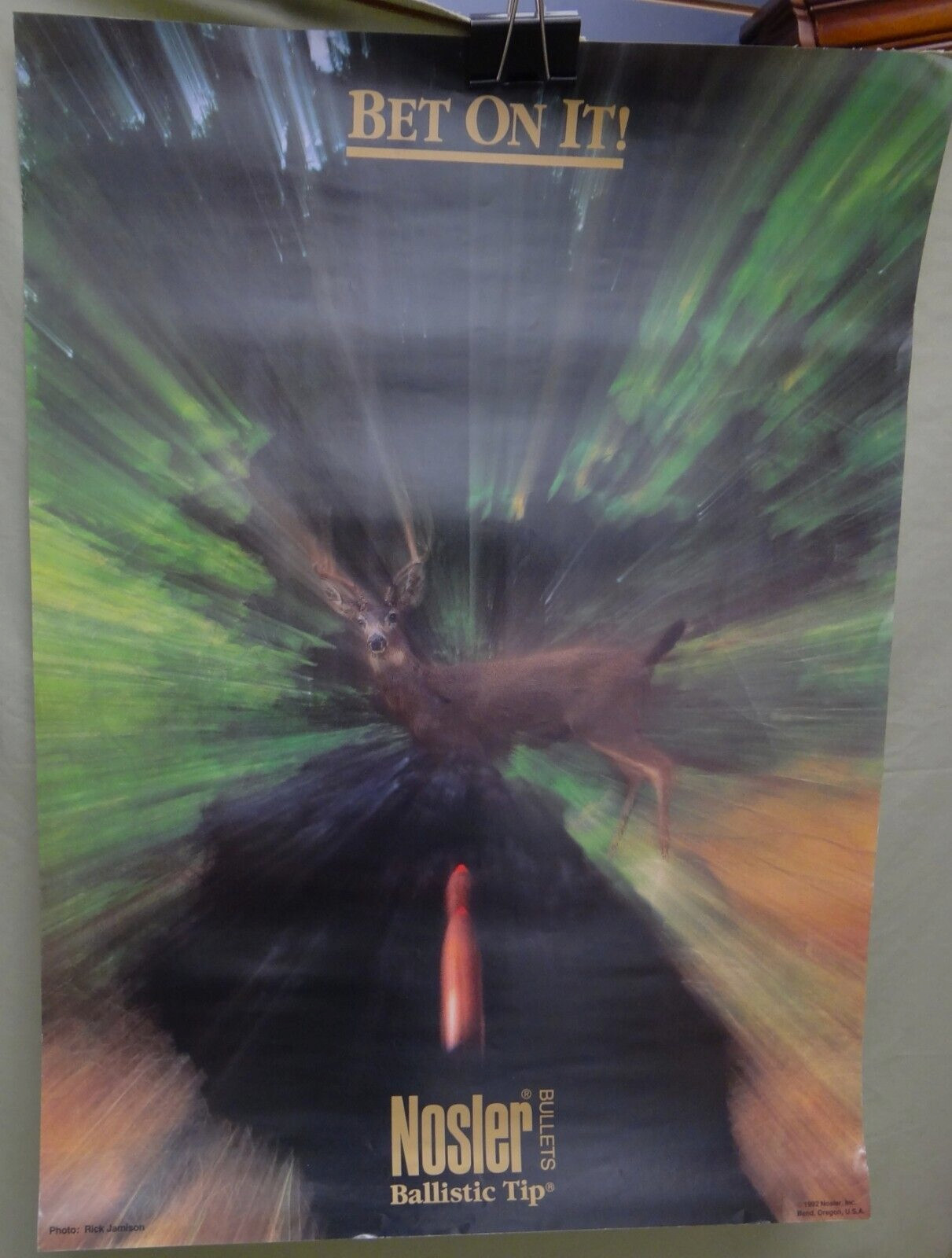 Two 1992 Nosler Vintage Store Posters for Advertising Display