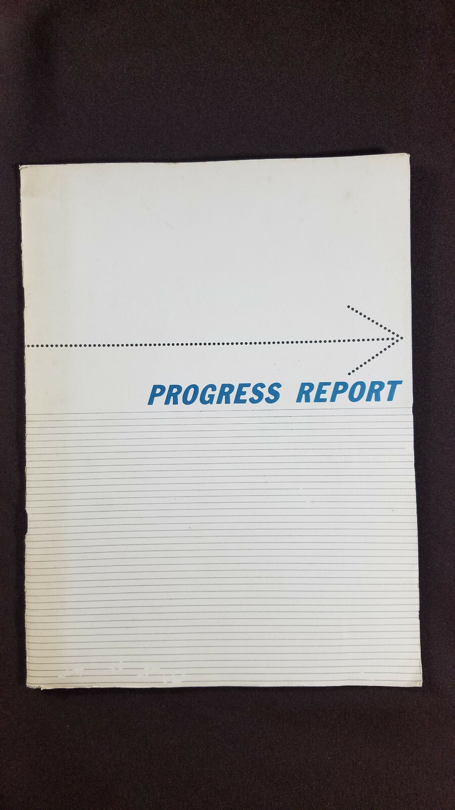 Progress Report J.G. Van Holten 1960 Wisconsin Satirical Comedy Rare