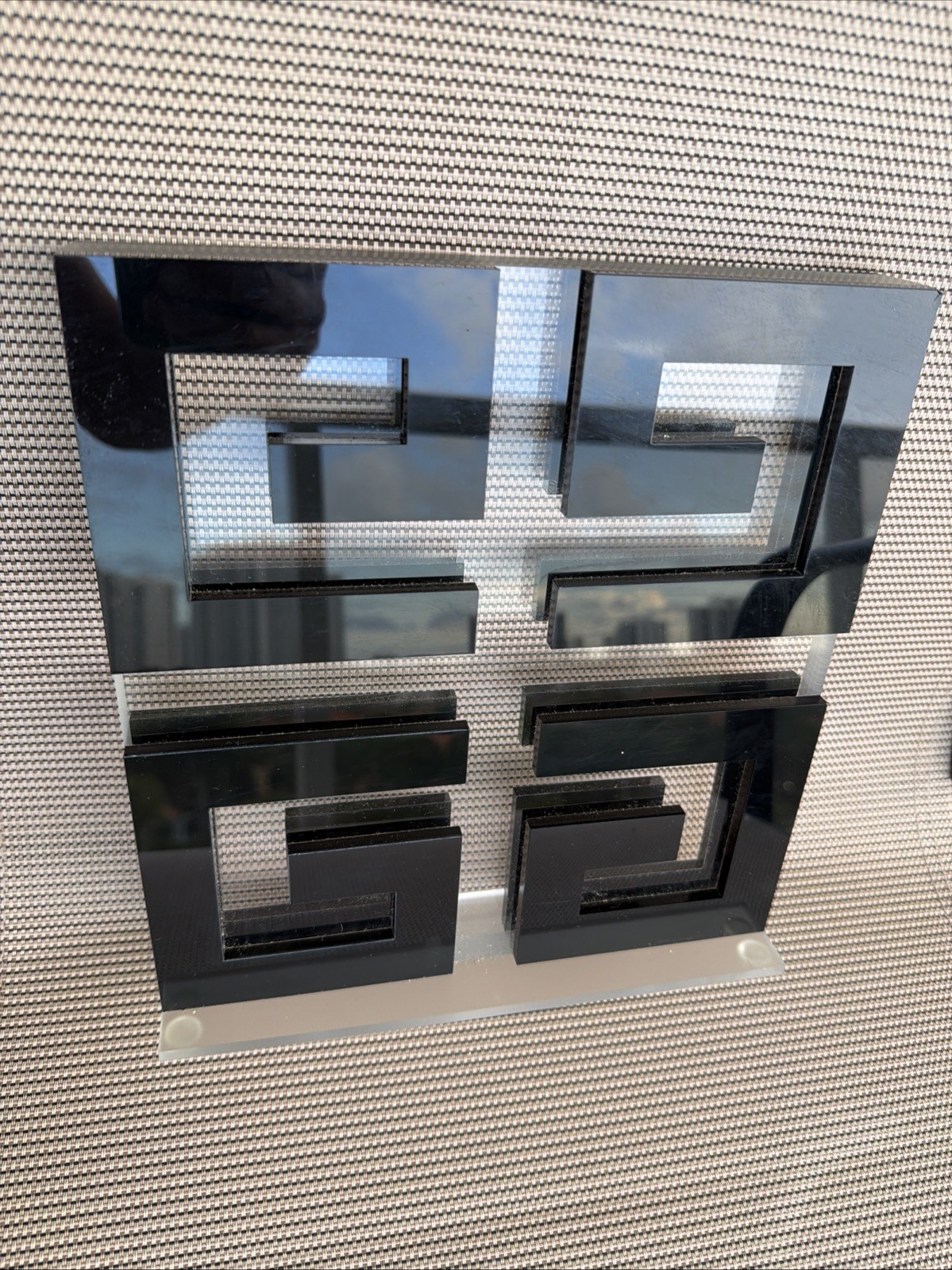 Givenchy Jumbo Large Acrylic Countertop Platform Display 4G Shelf Store Logo