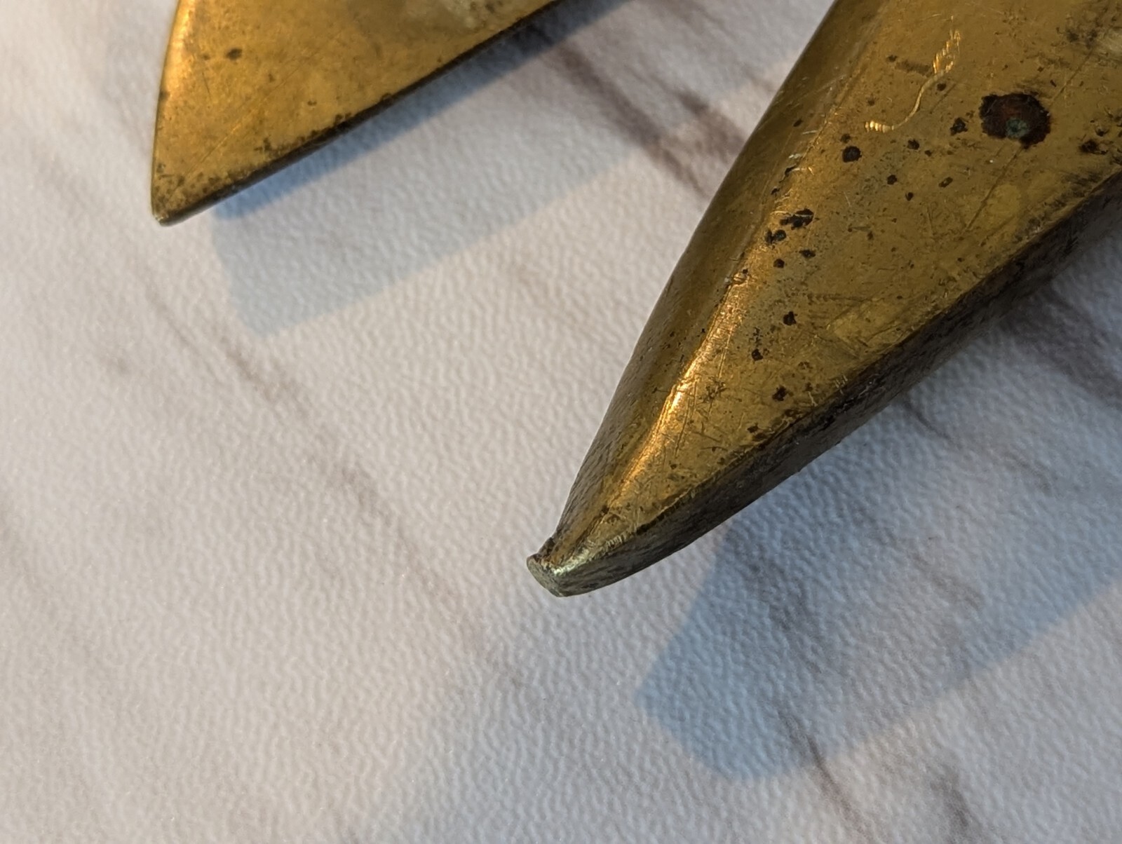 Mid 20th Century Giant Bronze Advertising Store Display Scissors – Tailors Trade