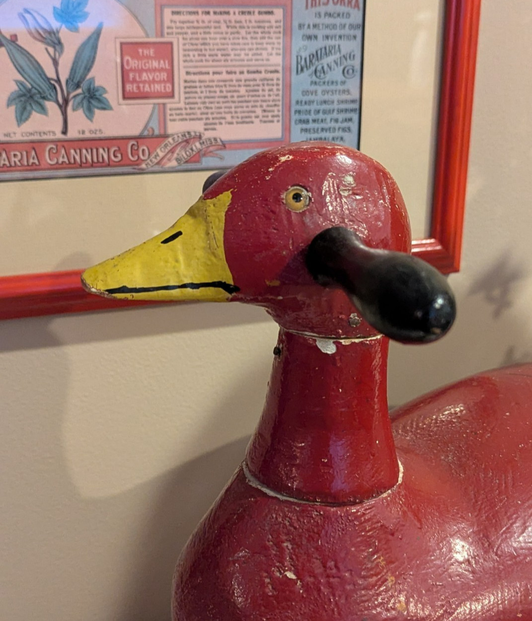 Antique Red Goose Shoes Advertising Retail Store Display Child’s Ride-on Toy