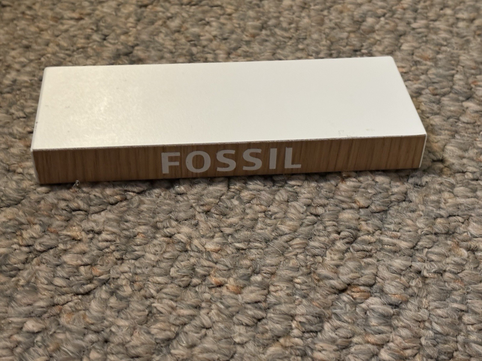 Fossil Eyewear Retail Display – Optical Boutique Counter Sign