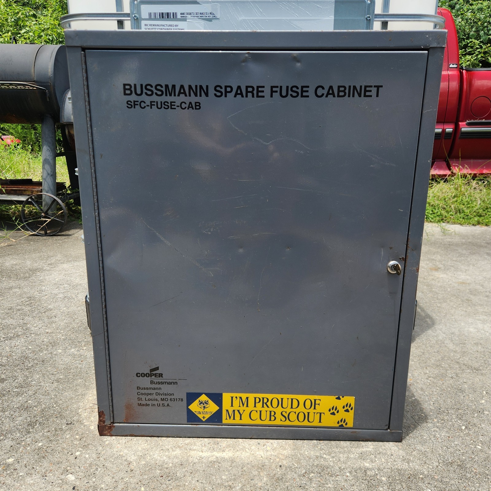 VTG Cooper Bussmann Spare Fuse Cabinet SFC-FUSE-CAB 30×24 USA! VGUC!