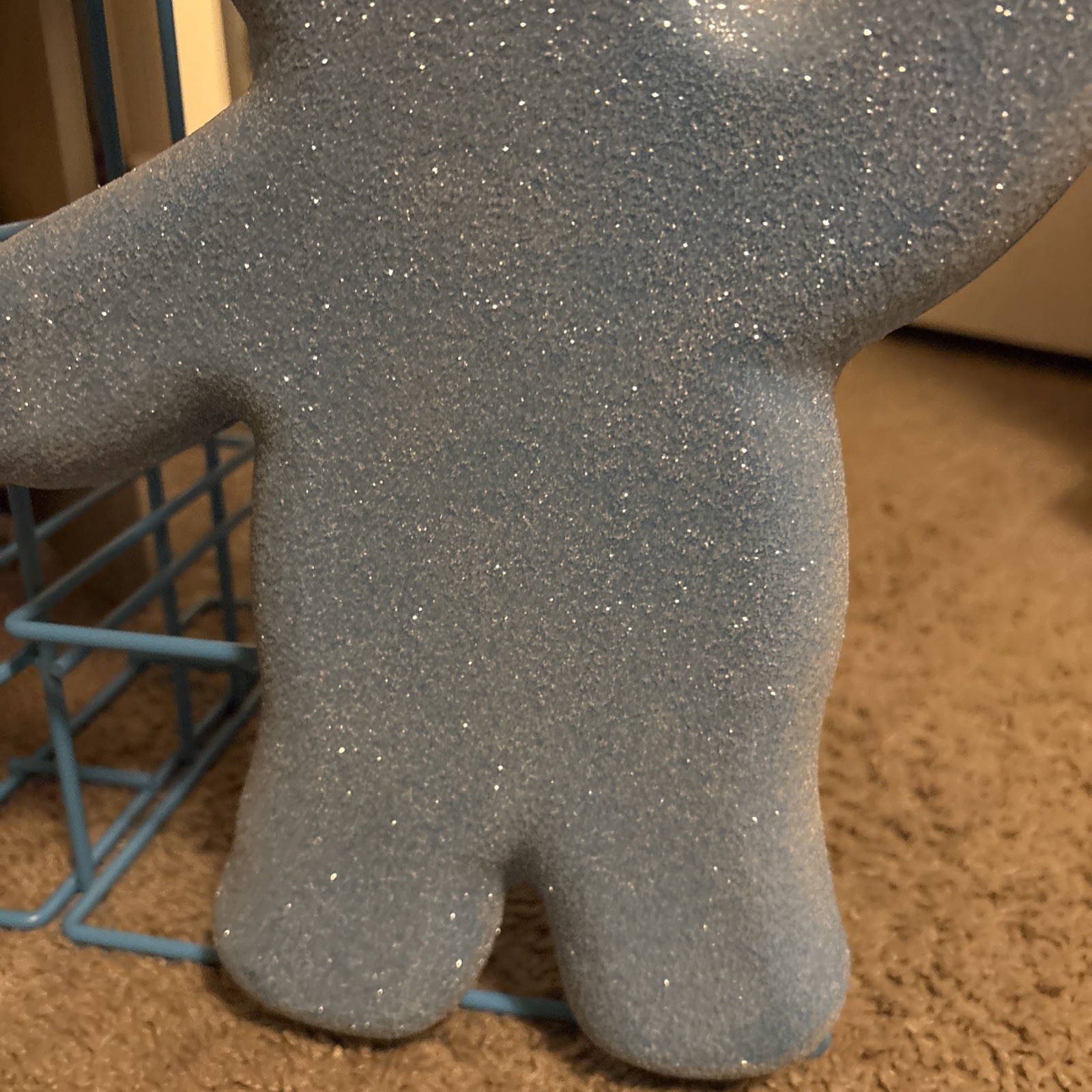 Sour Patch Kids Candy Store Display – Blue Metal Wire Shelf Rack Display As Is