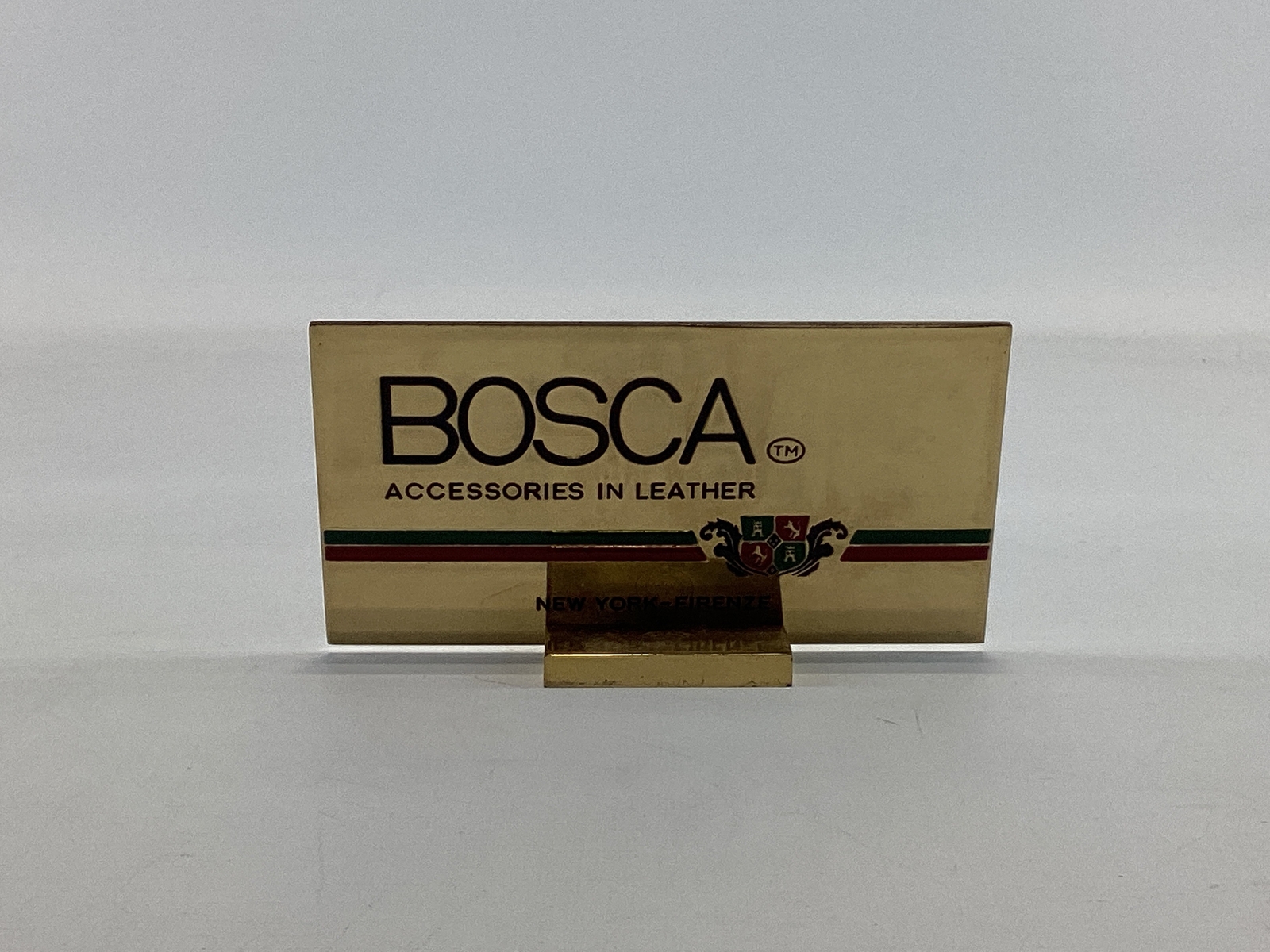 Bosca Gold Store Collectible Display Piece EUC