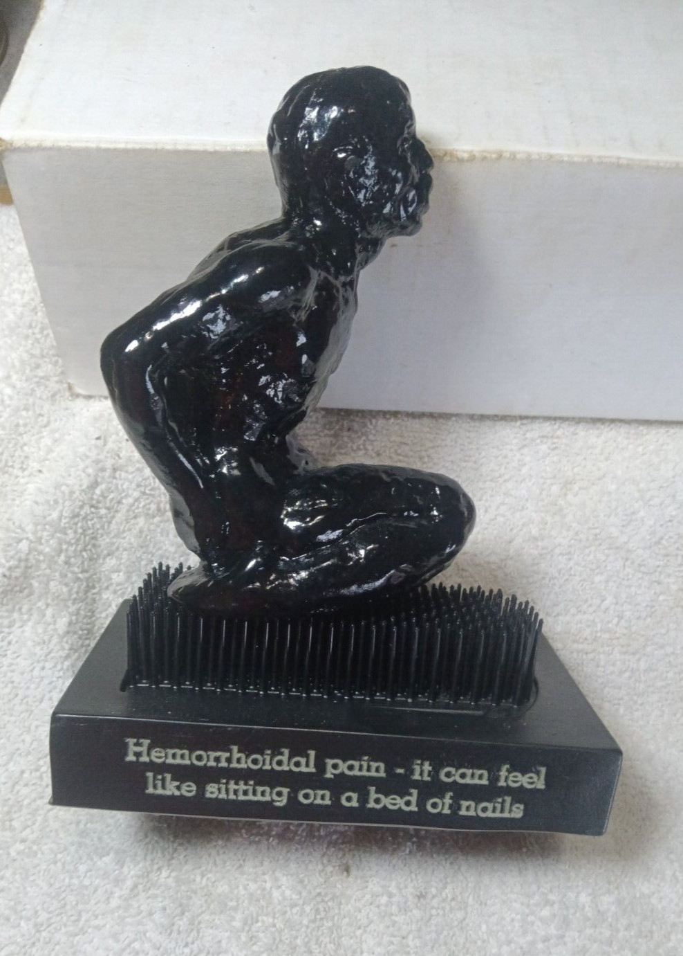 Vtg Drug store advertising counter figure display Proctofoam Hemorrhoids