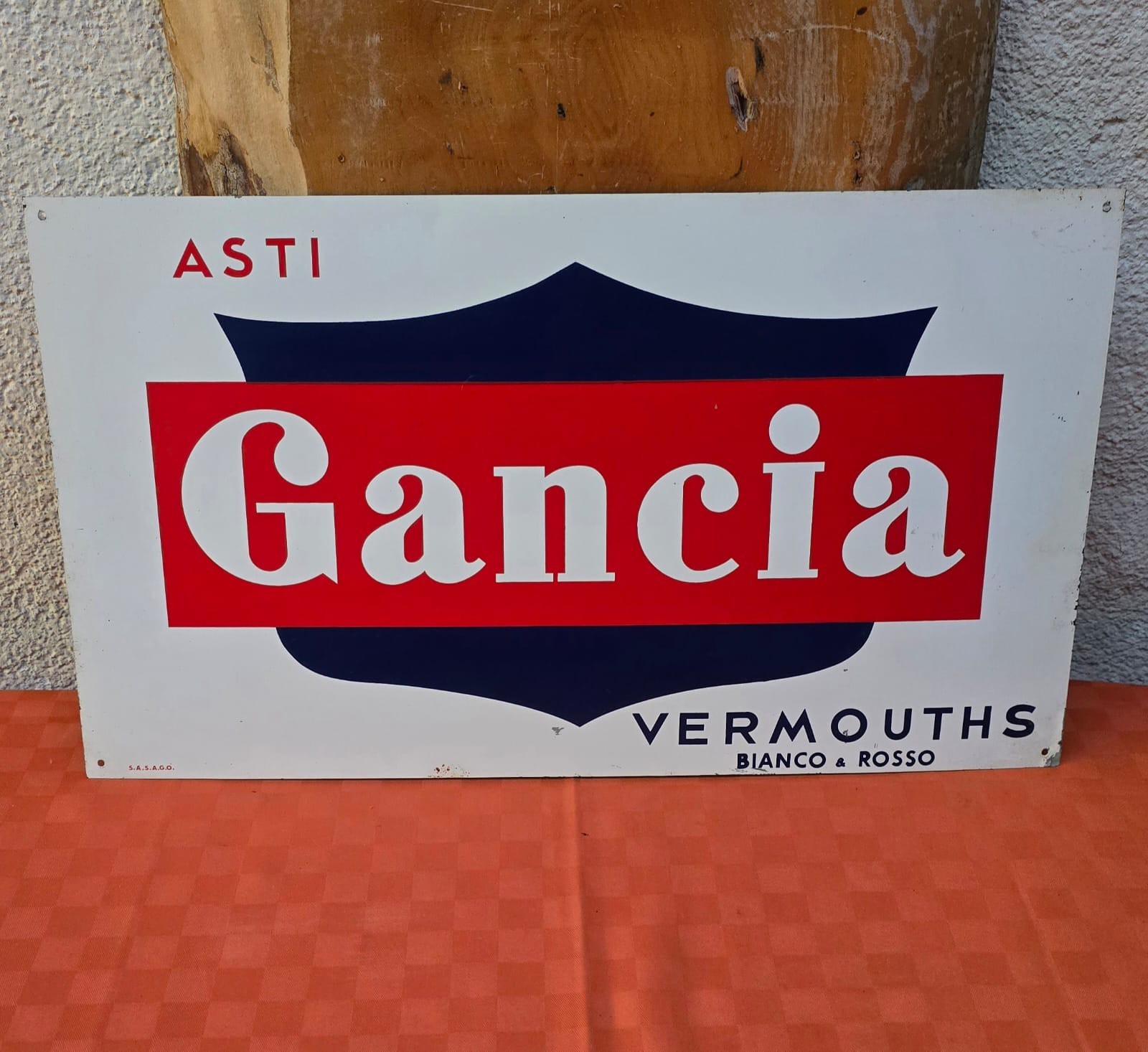 Vermouths Gancia Table Sign
