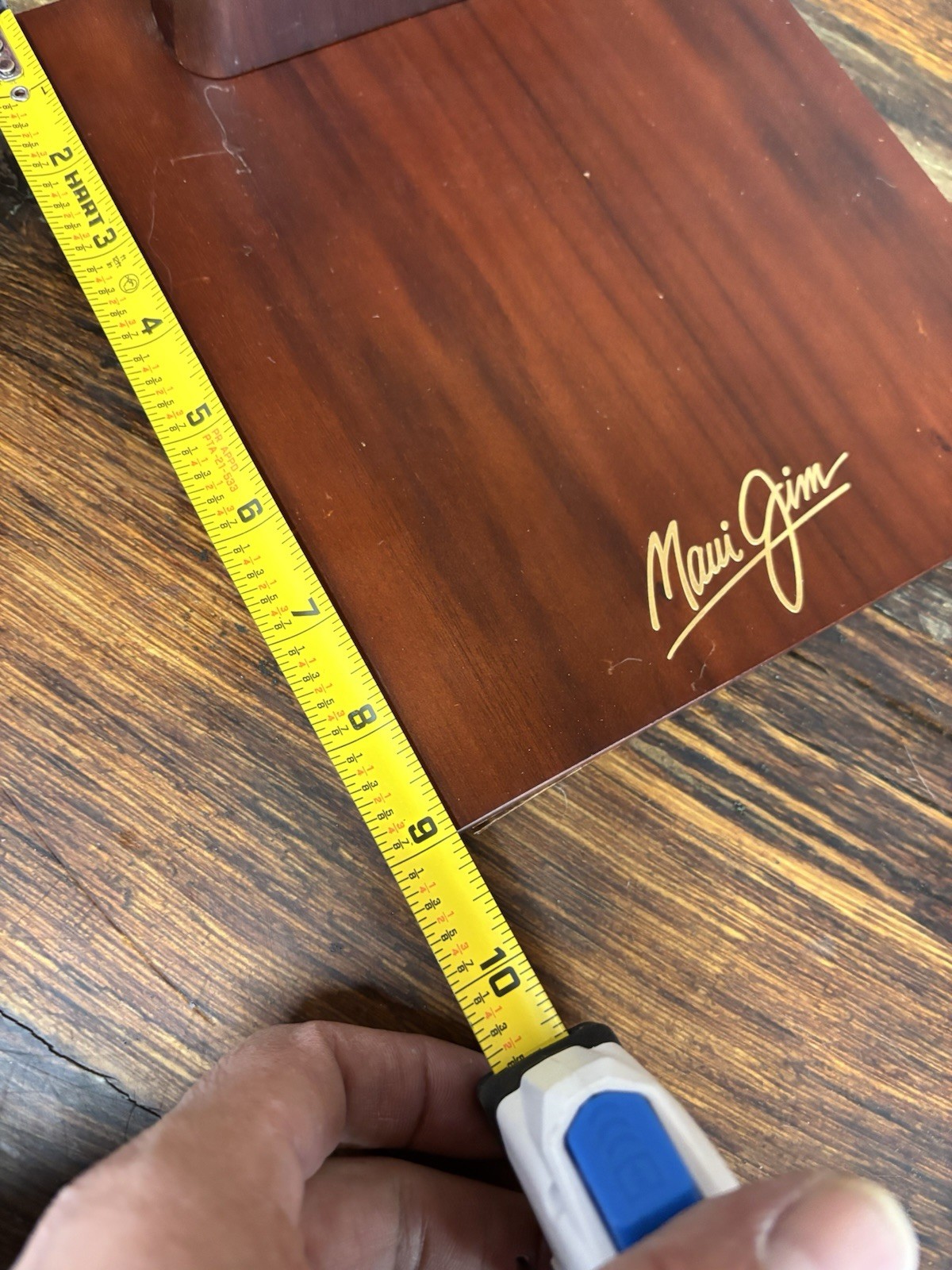 Maui Jim Polished Wood Single Sunglasses Display Chippenhook HARD TO FIND