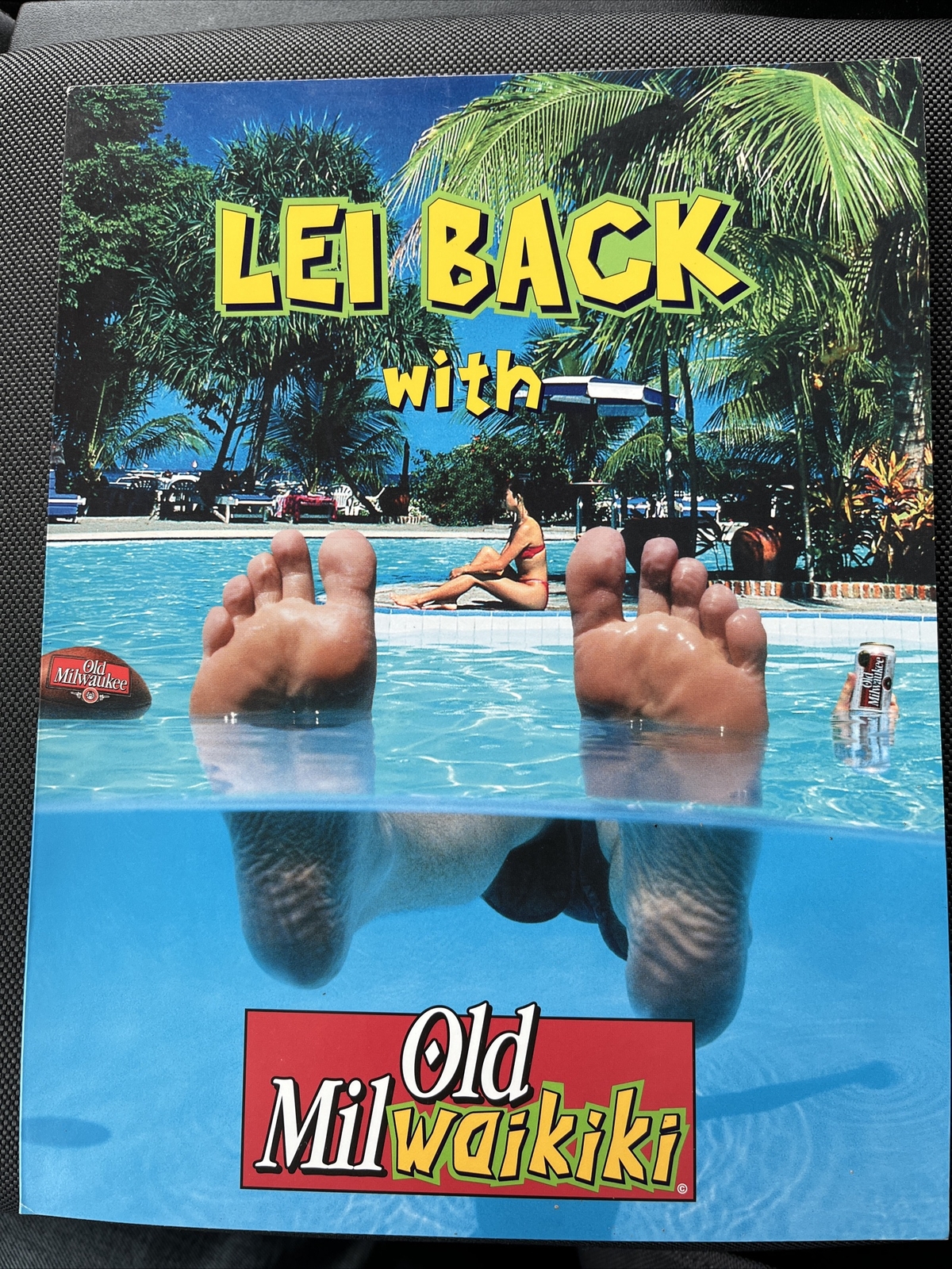 Lot of 10 NOS Old Milwaukee Beer 8.5”x11” Store Brochure – Lei Back Milwaikiki