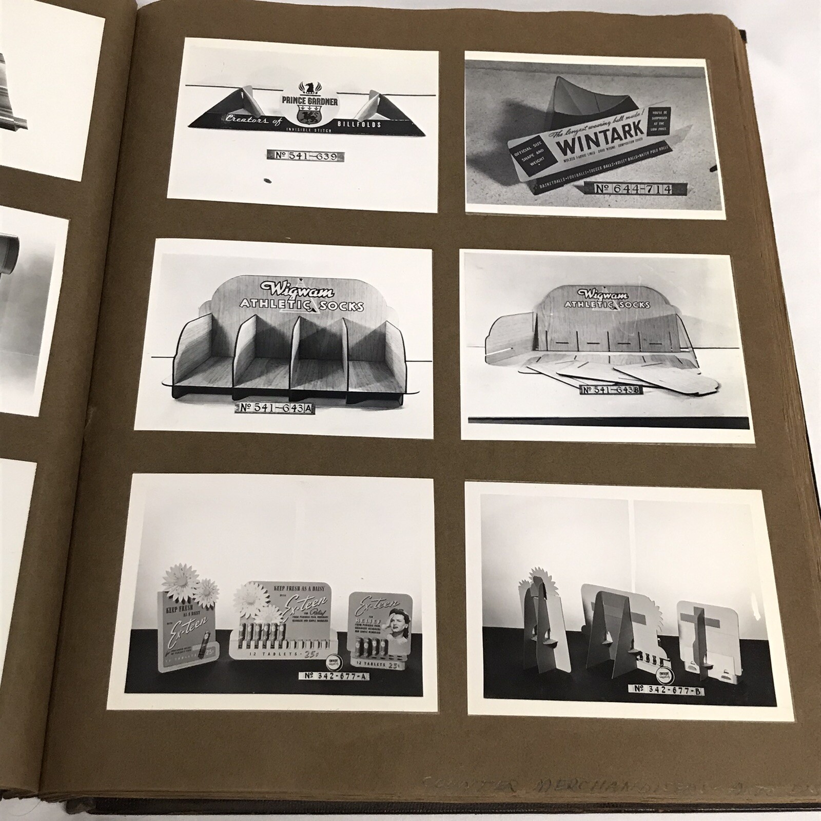 Art Deco Professional Black White Photos of Store Display Advertisement Pieces