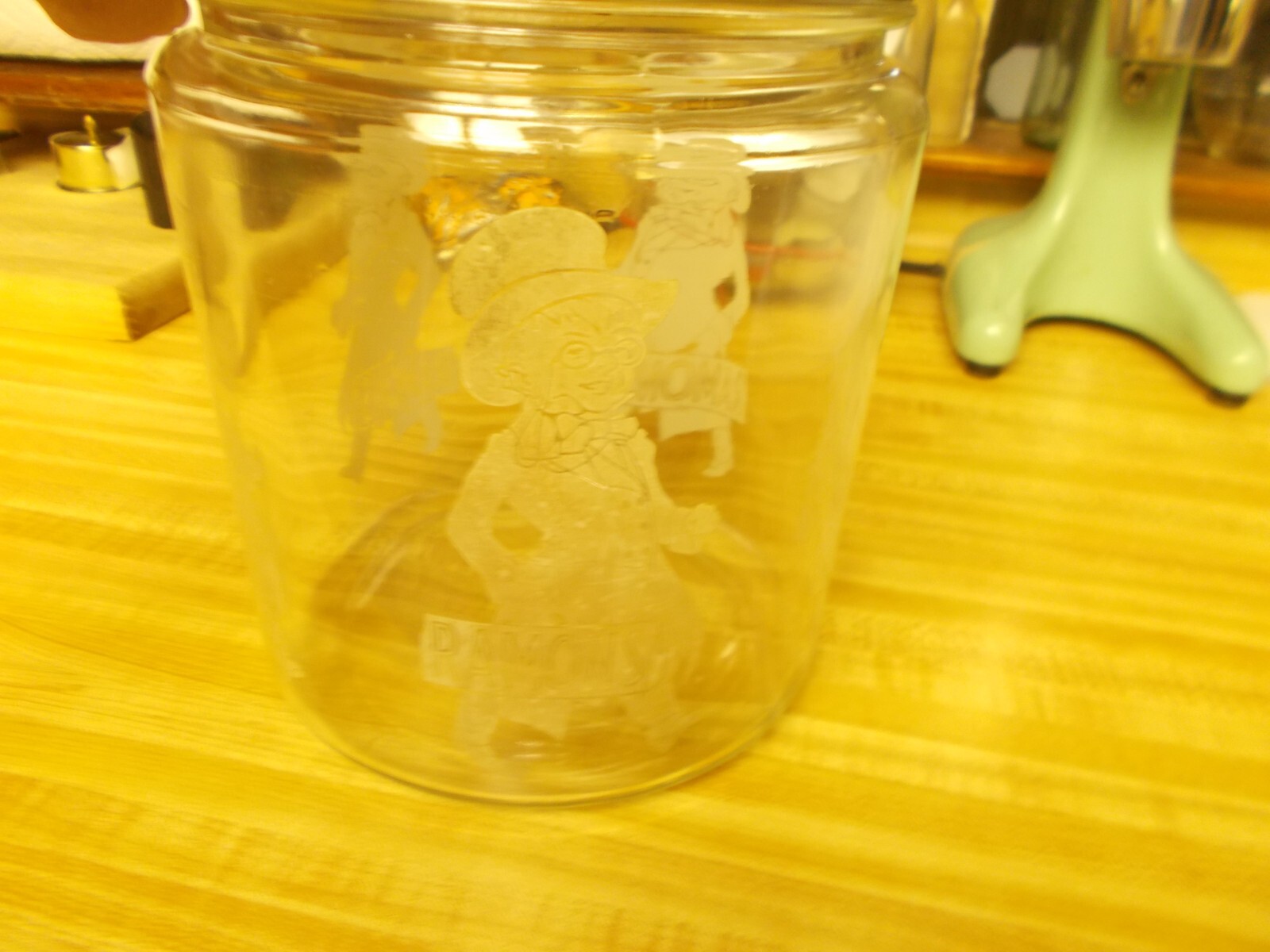 VTG Ramon’s The Little Doctor Laxative Pills Counter Store Display Jar W/Lid