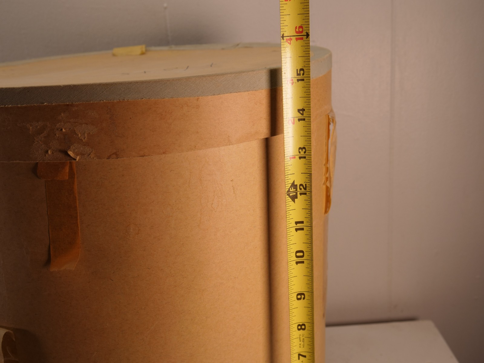 Vintage Quality Straws Hat Box Store Display