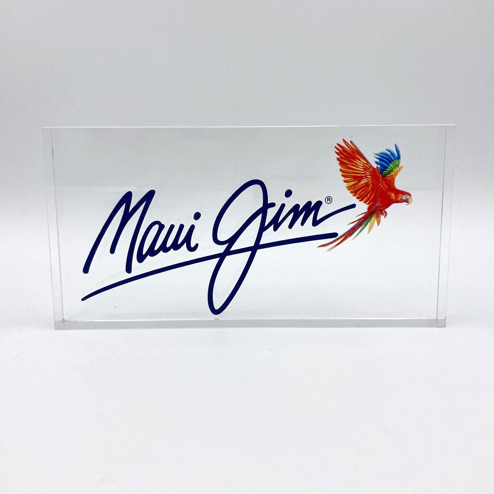 Maui Jim Acrylic Promotional 6.25″ Plaque Advertisement Sign for Sunglasses